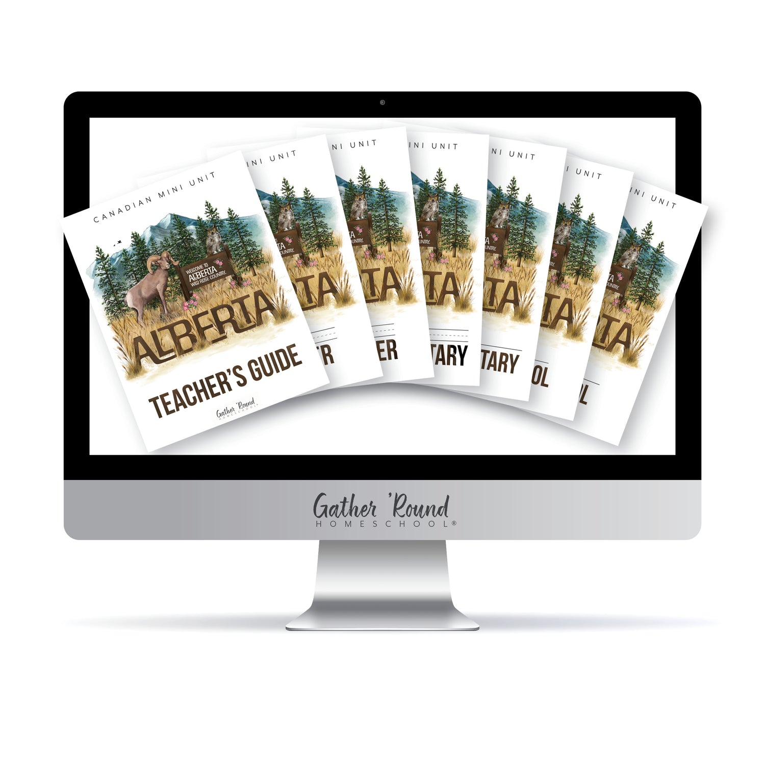 Alberta homeschool unit study digital bundle