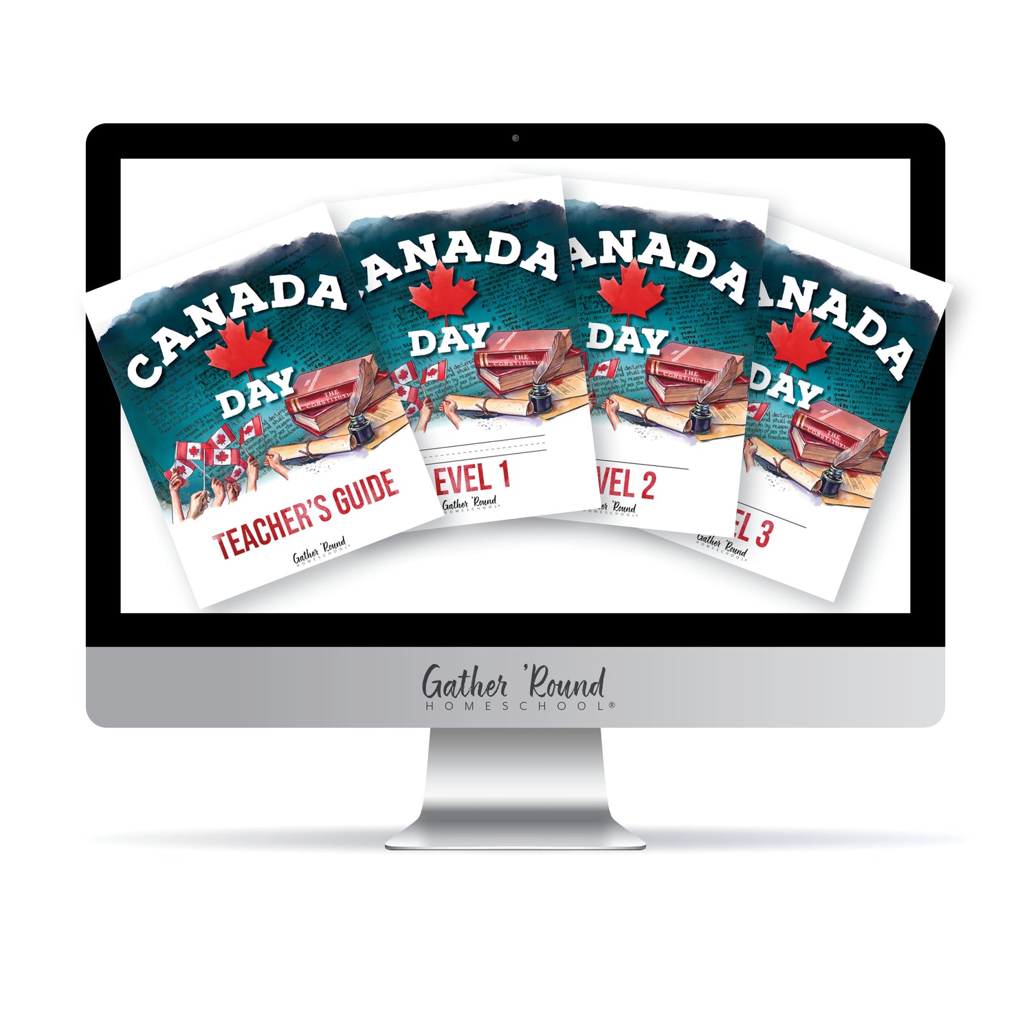 Canada Day Homeschool Unit Study Digital Complete Family Bundle