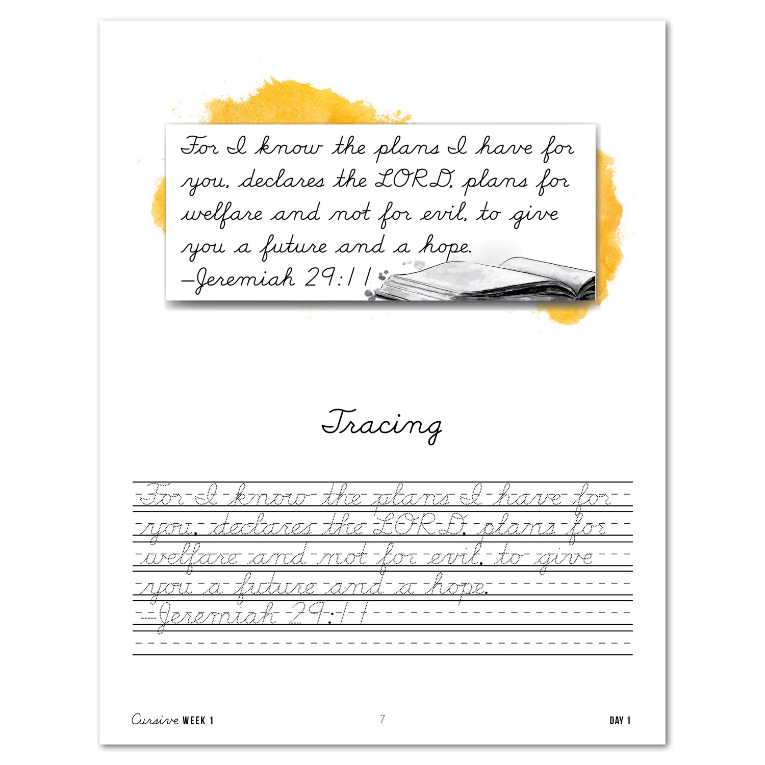 Careers + Trades Homeschool Unit Study Printed Cursive Book Tracing