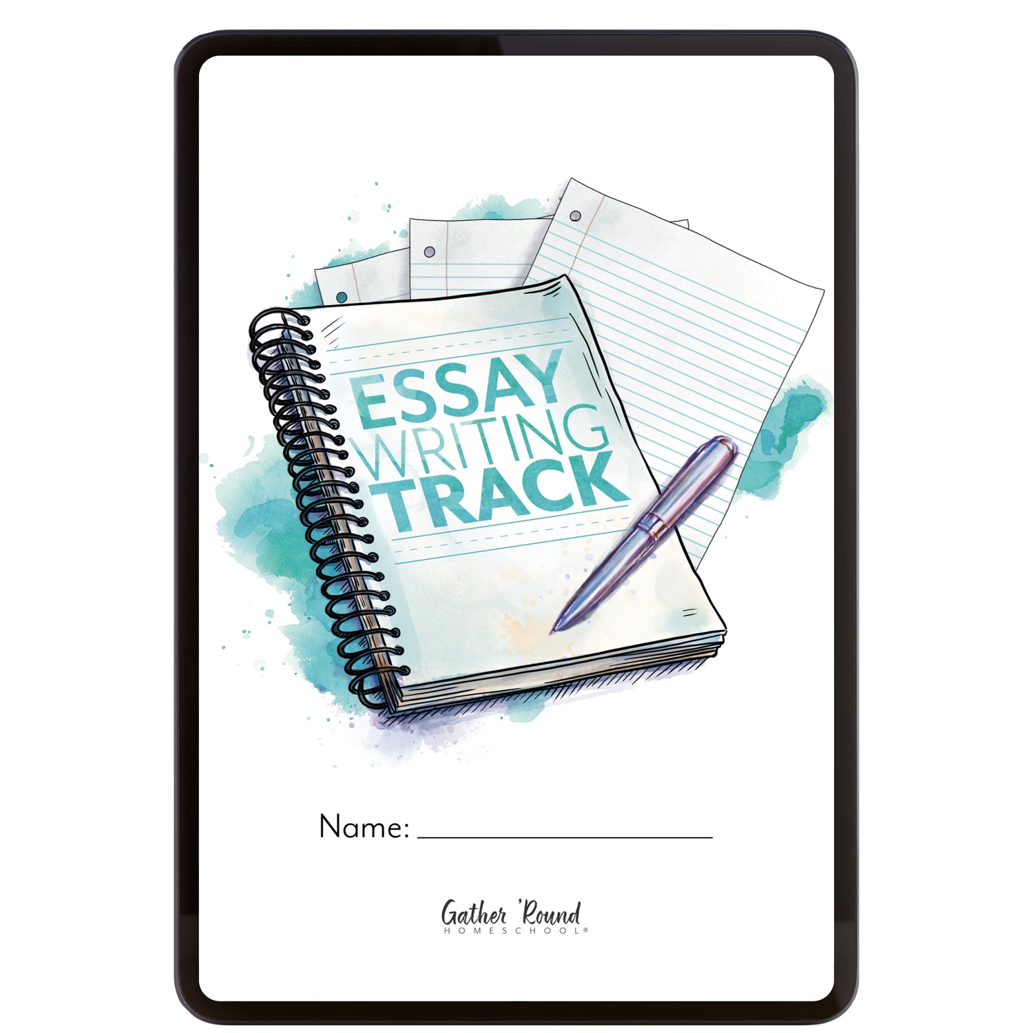 Essay Writing Track Homeschool Unit Study Digital Download Student Book