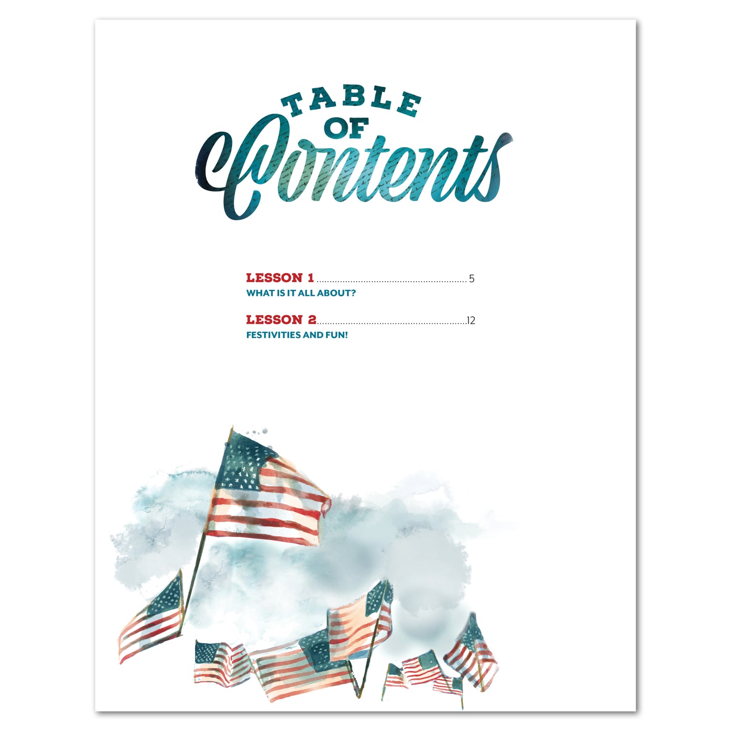 Fourth of July Unit (Printed Books)