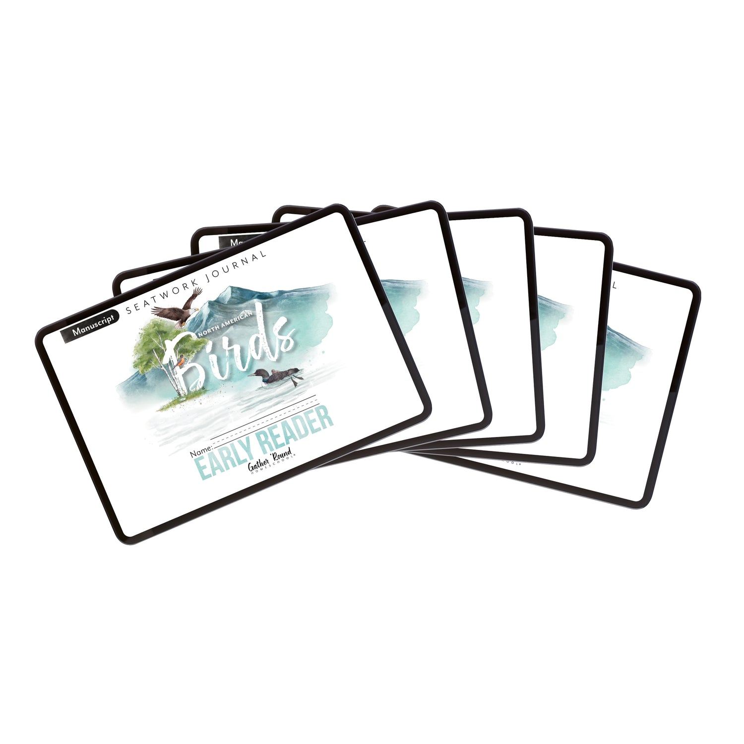 North American Birds part two homeschool unit study digital student seatwork journal in manuscript all level bundle