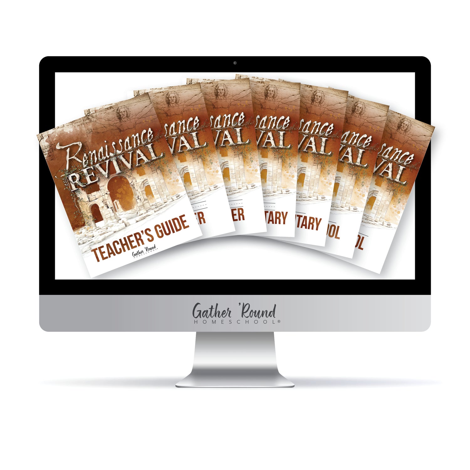 Renaissance and Revival Homeschool Unit Study Printed Digital Complete Family Bundle Teacher's Guide and All Levels of Student Books