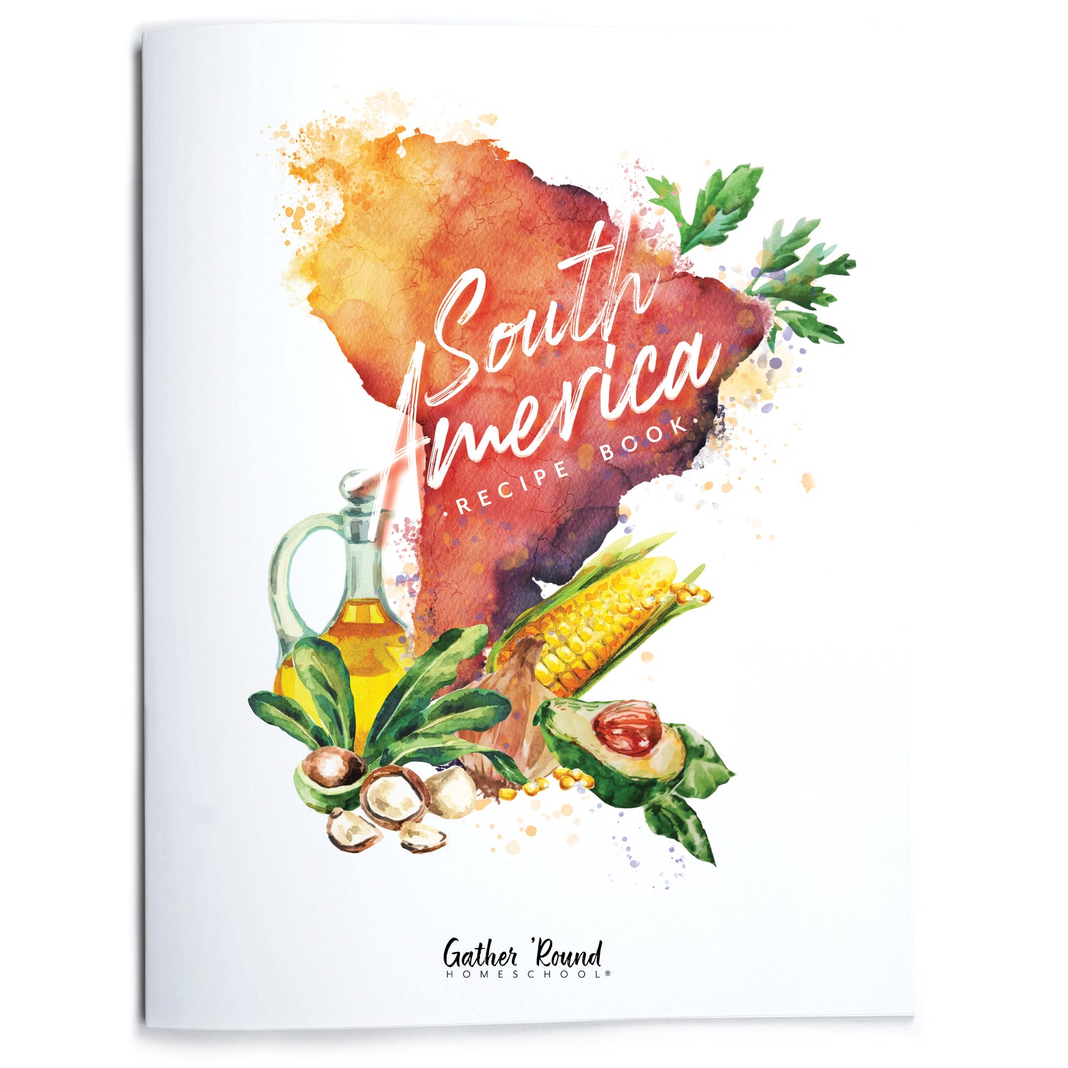 South America homeschool unit study printed student workbook Recipe Book
