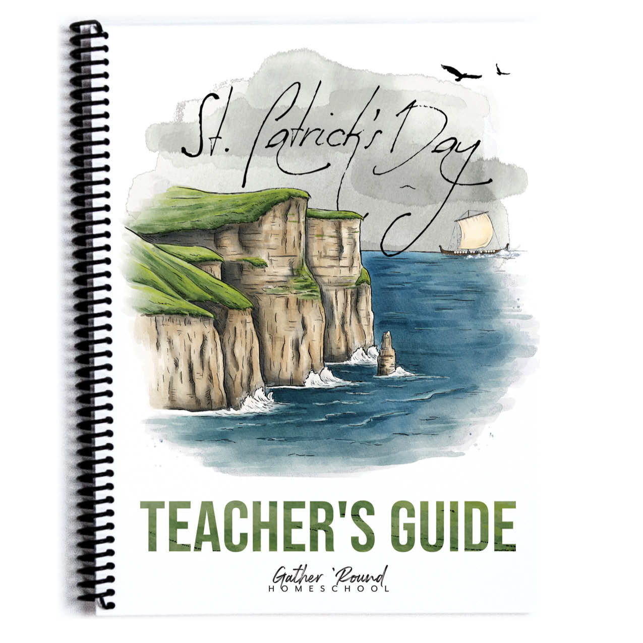 St. Patrick's Day homeschool unit study, printed Teacher's Guide