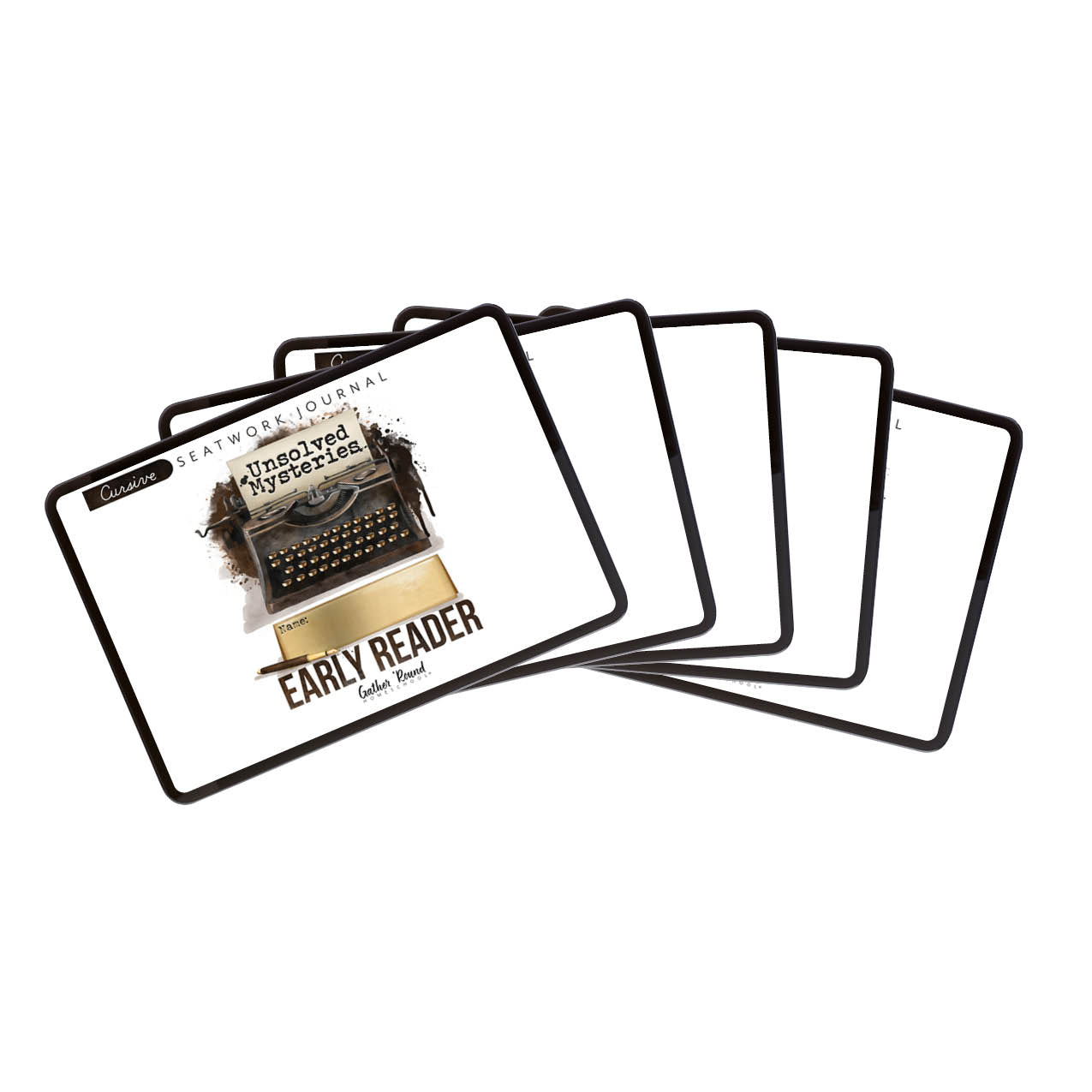 Unsolved Mysteries Homeschool Study Unit Digital Bundle Seatwork Journal Cursive