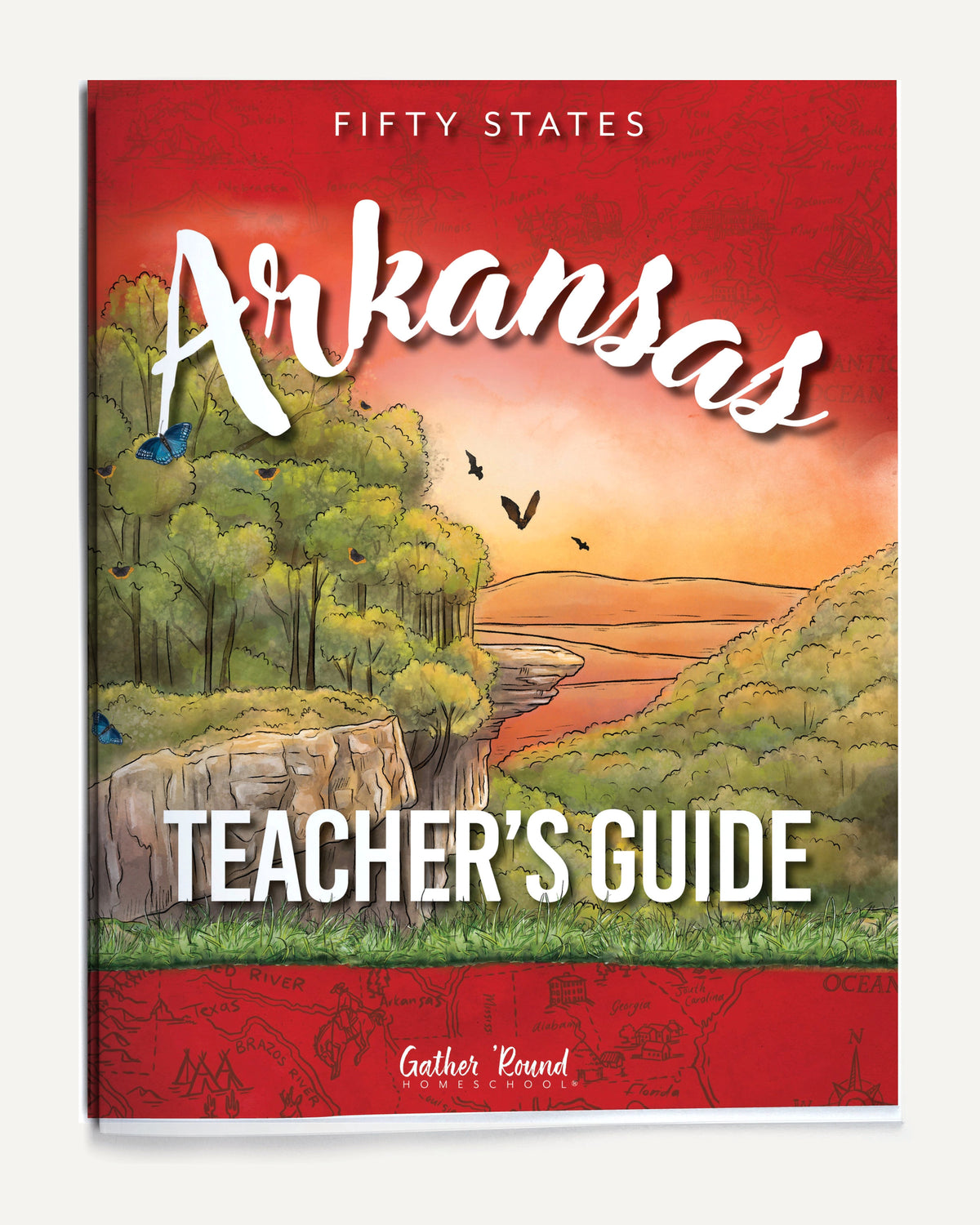 Arkansas Fifty States Homeschool Unit Study Printed Teacher's Guide