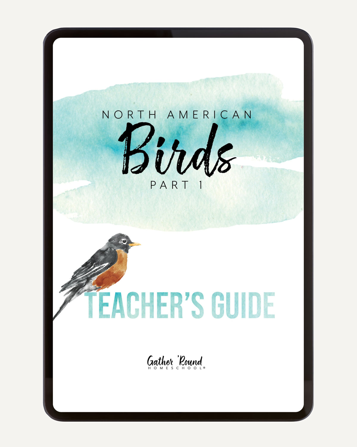 North America Birds part 1 homeschool unit study digital Teacher's Guide
