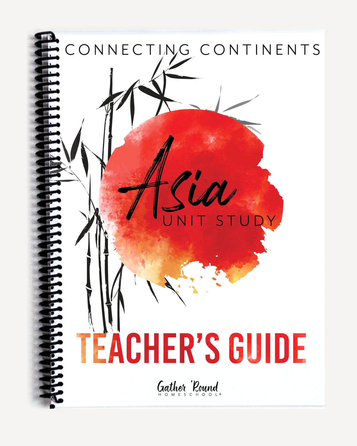 Asia Homeschool Unit Study Printed Teacher's Guide Cover Page
