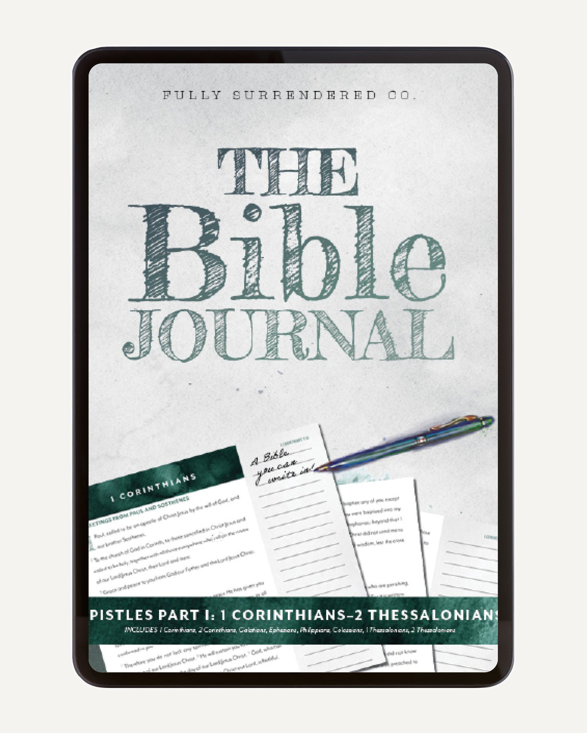 Bible Journal Epistles Part I Digital Cover
