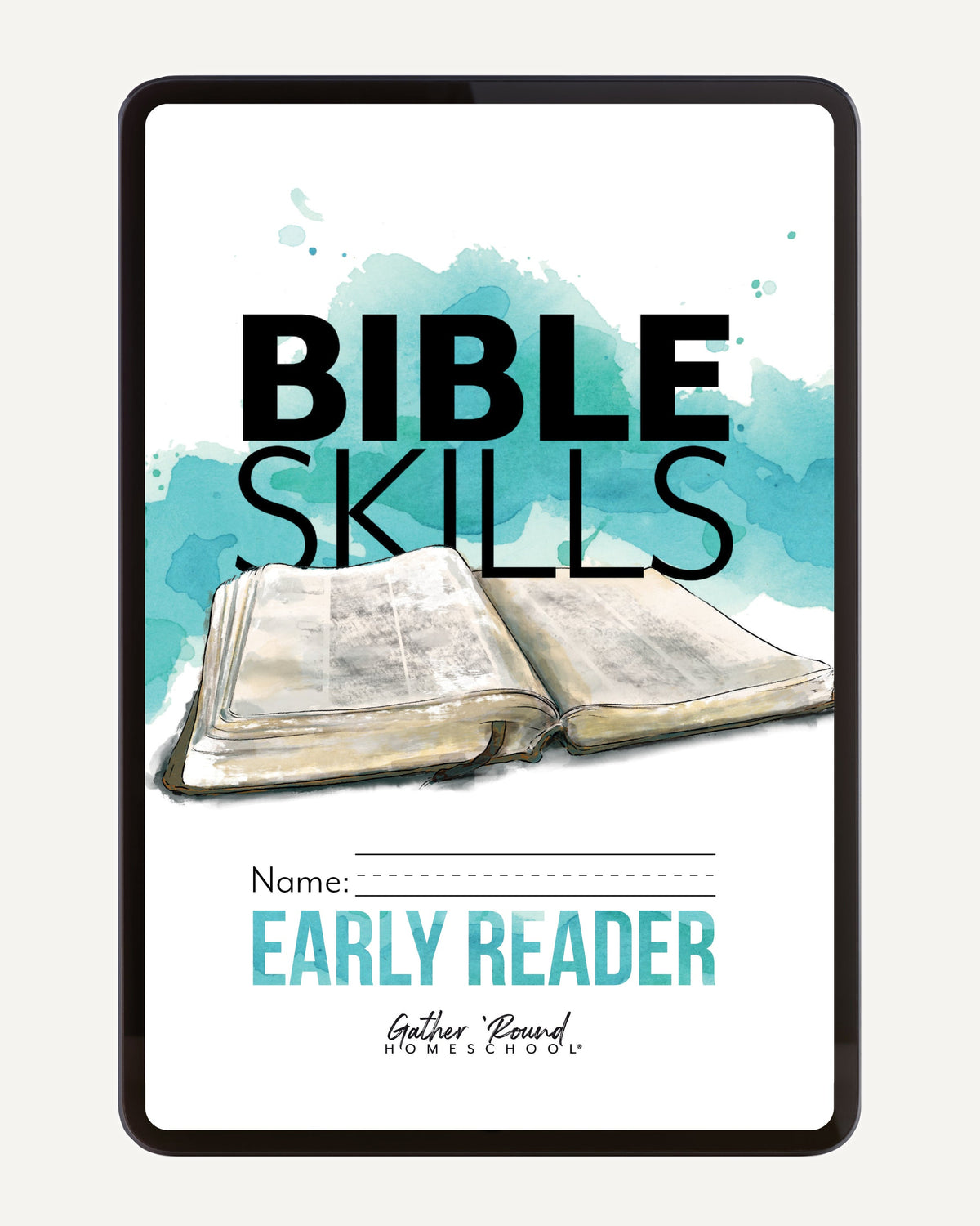 Bible Skills (Digital Download FREEBIE) homeschool unit study, digital Cover