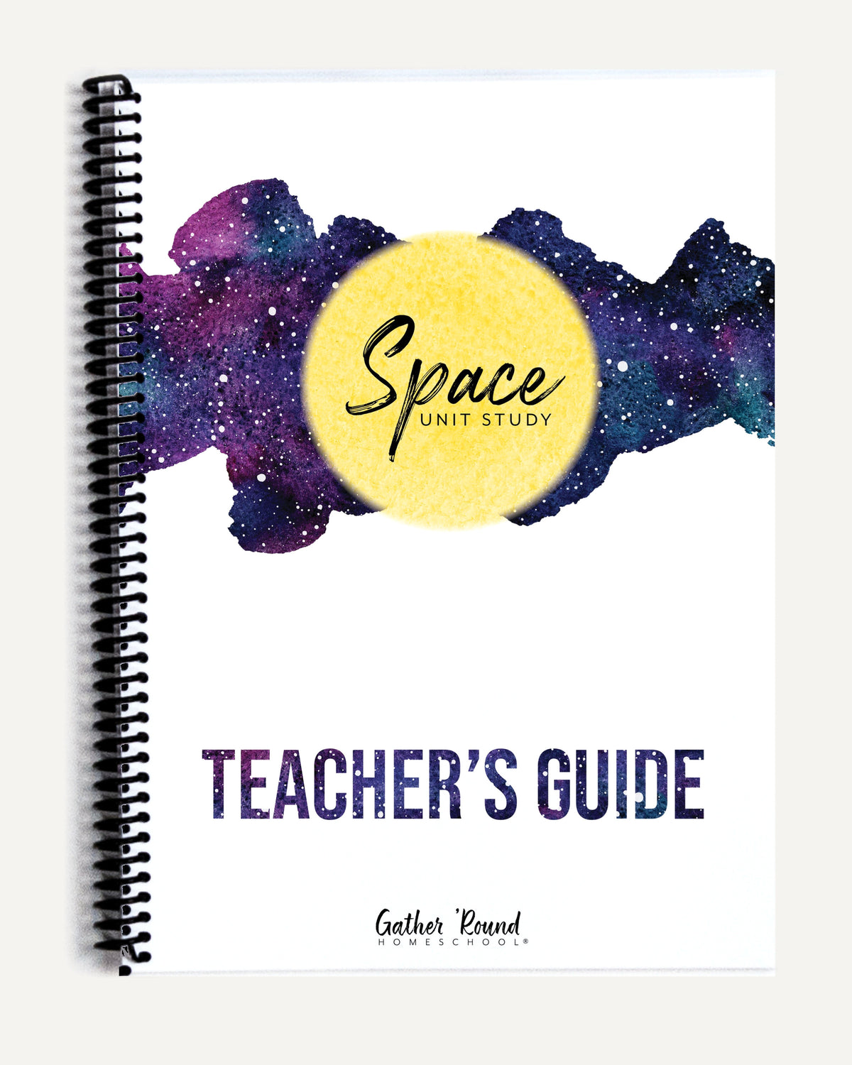 Space homeschool unit study print student workbook Teacher's Guide