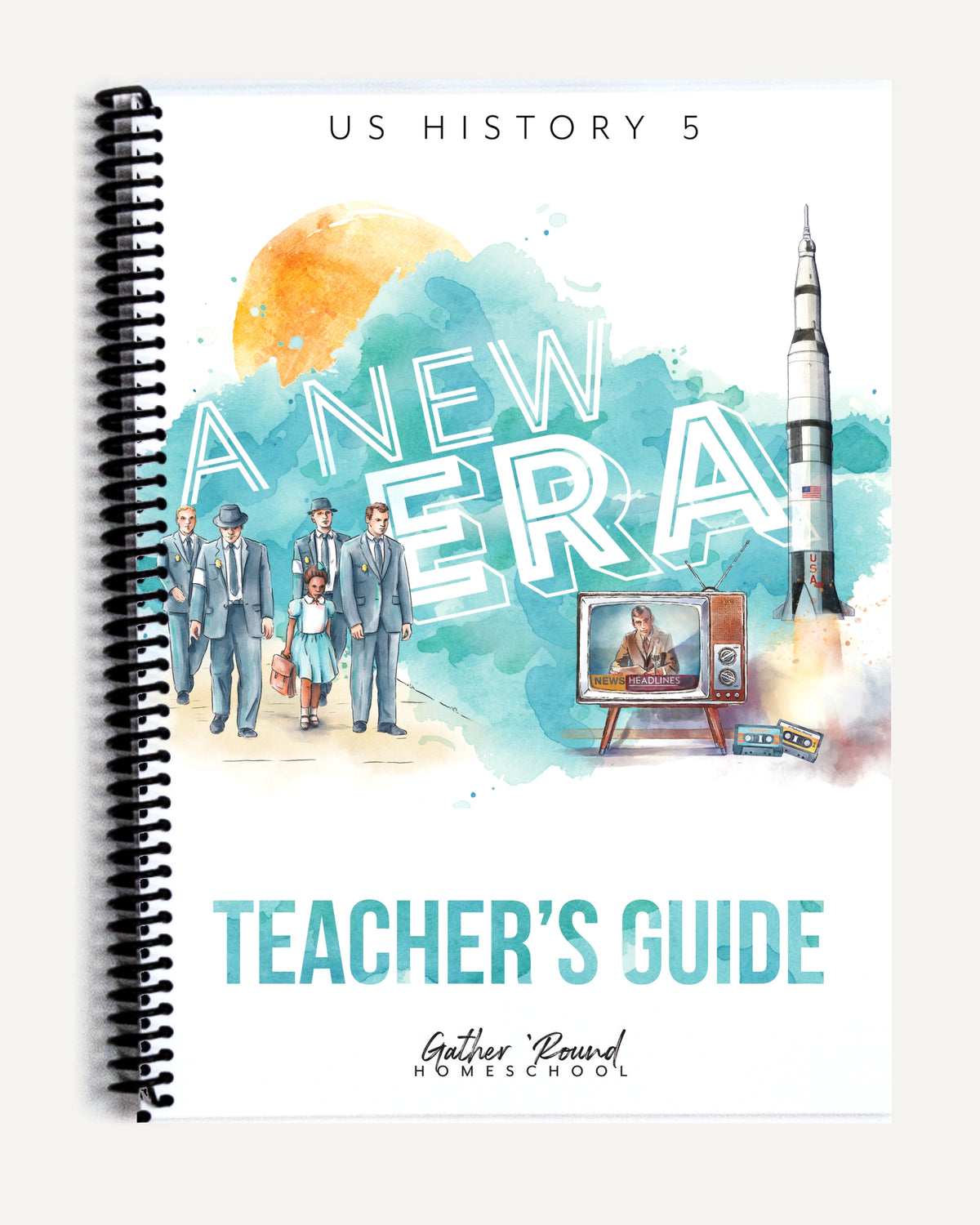US History 5: A New Era: 1946-1975 Homeschool Unit Study Printed Teacher's Guide