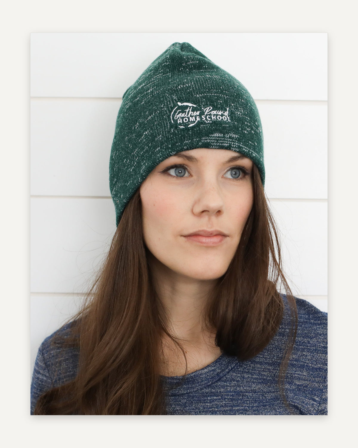 Gather 'Round Homeschool Beanie/toque (Green) homeschool unit study, printed product image