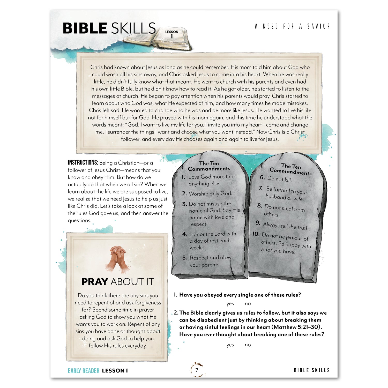Bible Skills (Digital Download FREEBIE)