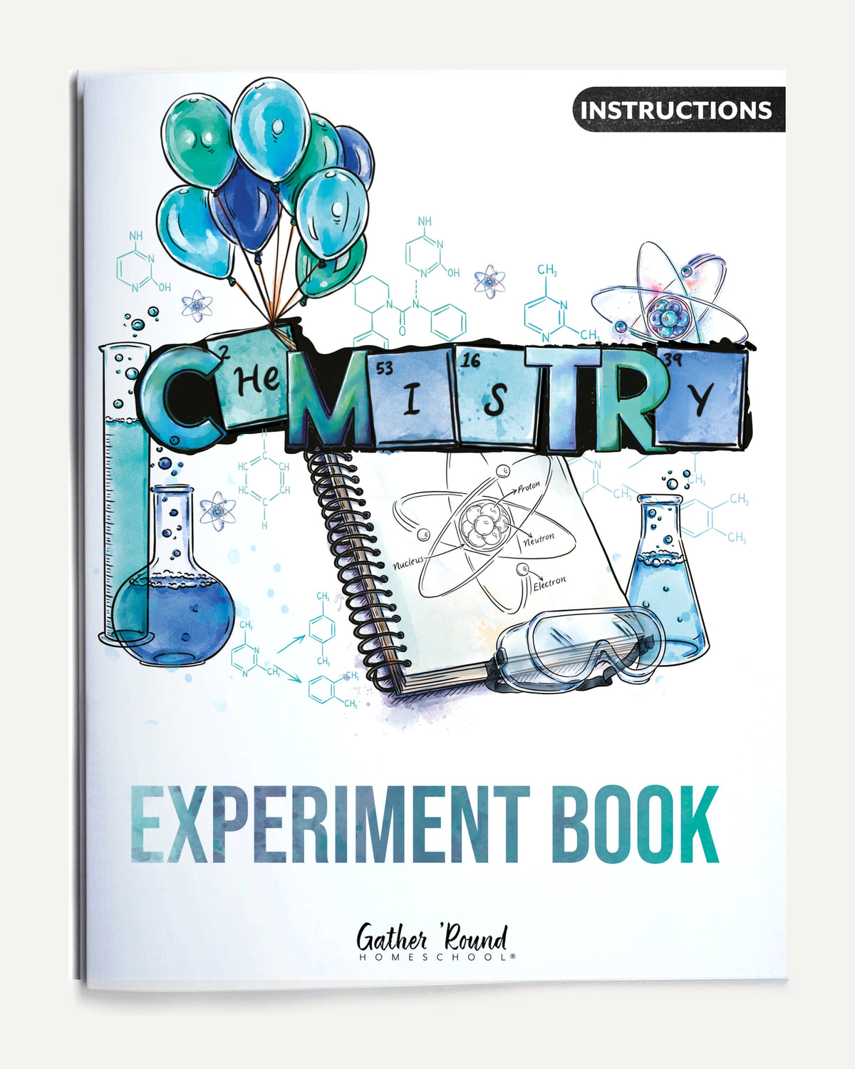 Chemistry Homeschool Unit Study Printed Experiment Book Instructions