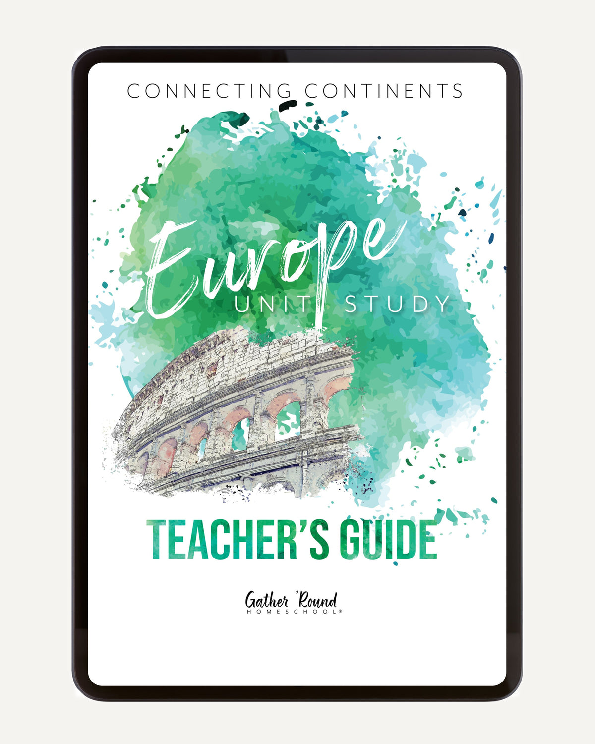 Europe homeschool unit study digital Teacher's Guide