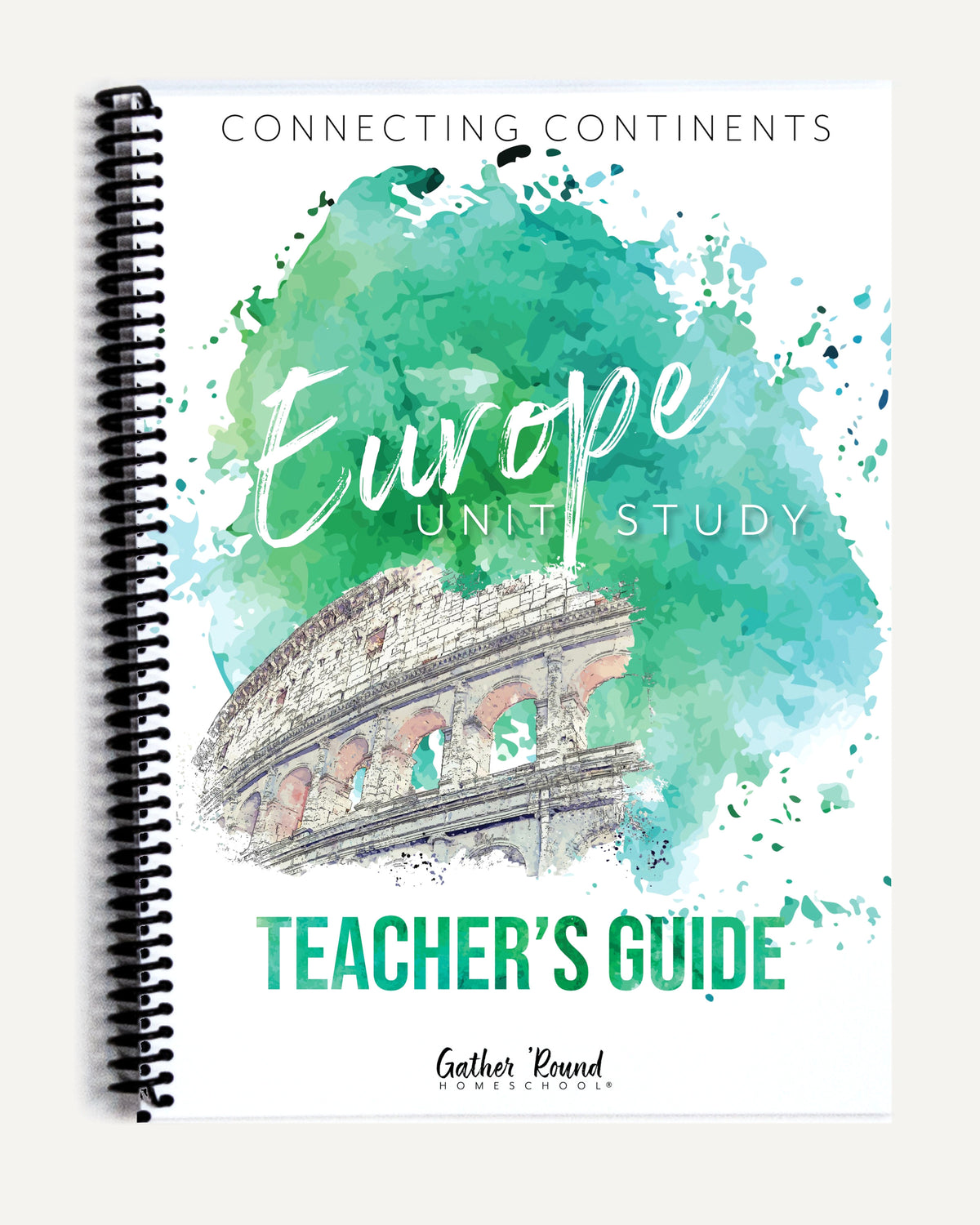 Europe homeschool unit study printed teacher's guide