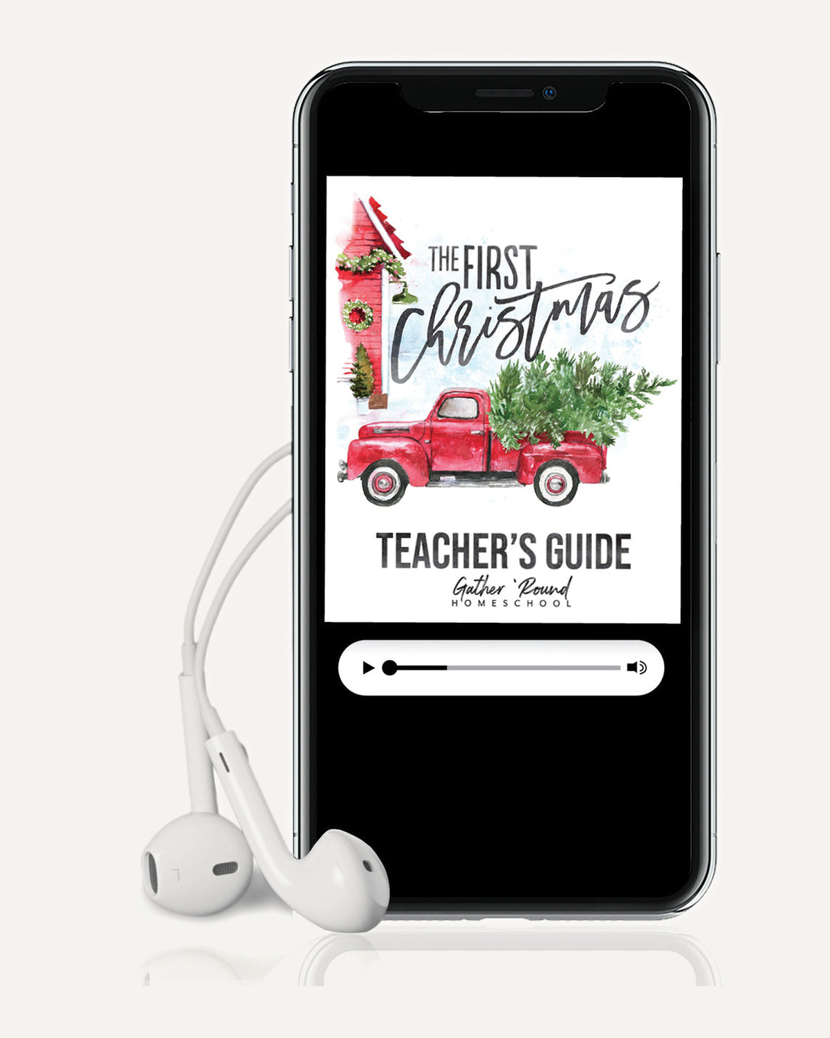 First Christmas homeschool unit study Teacher's Guide in MP3 digital