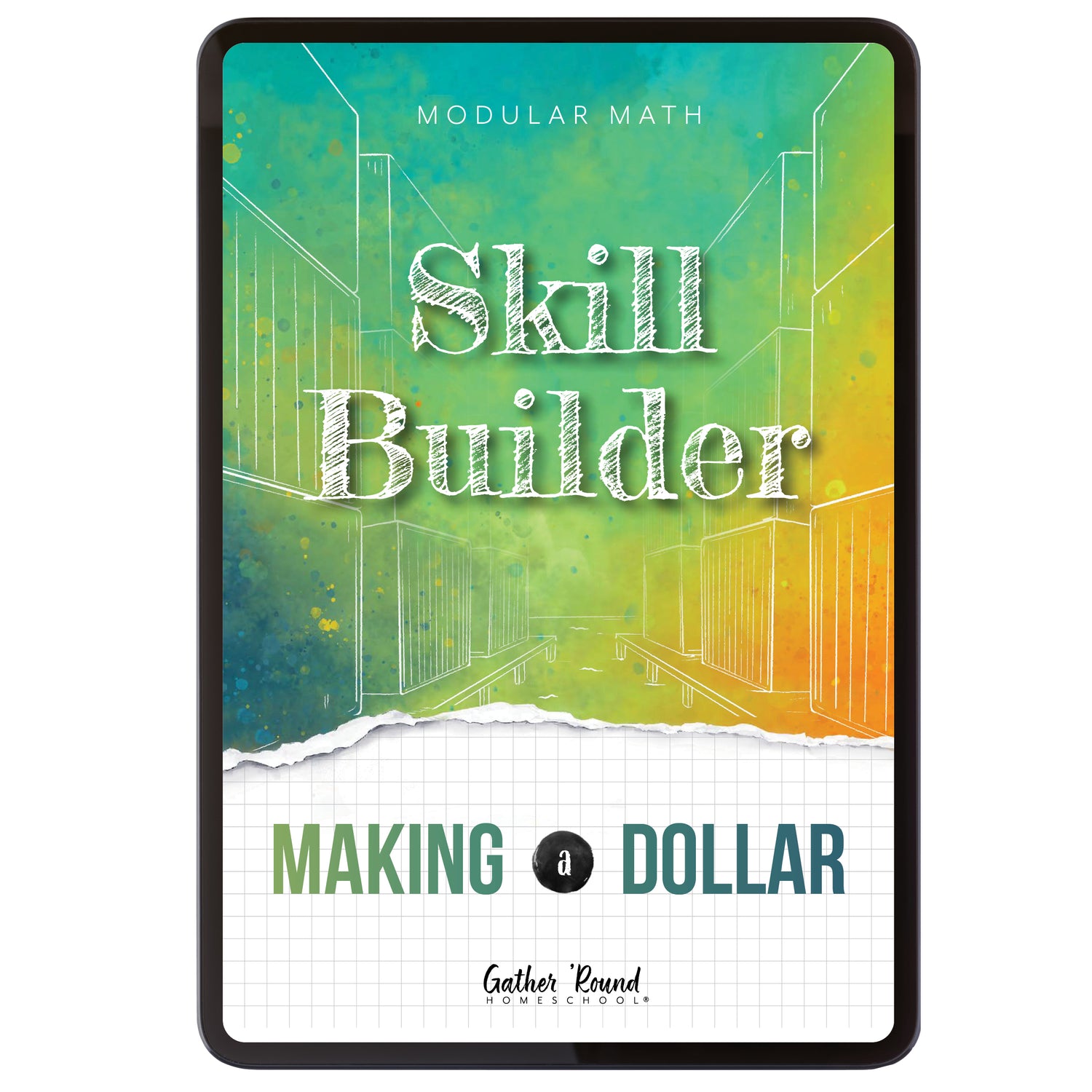 Money Modular Math step 1 digital skill builder making a dollar