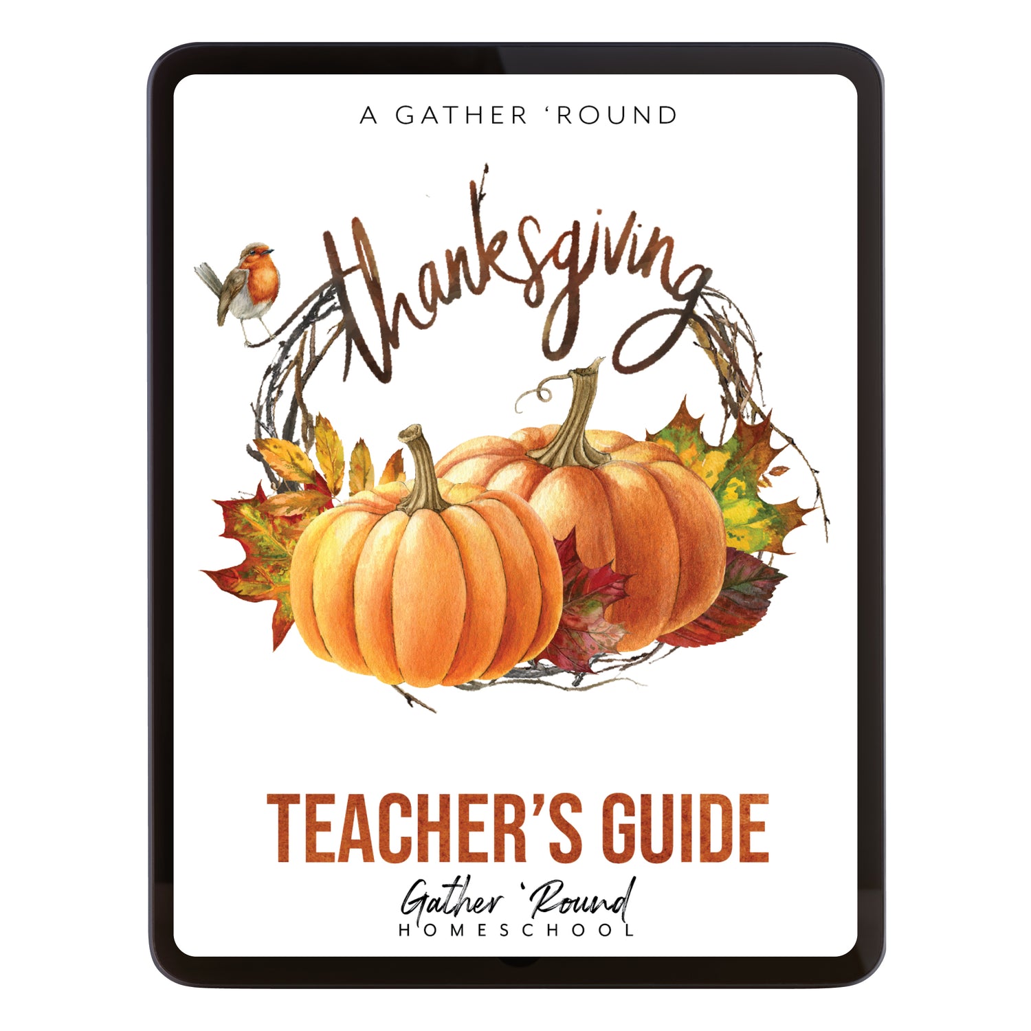Thanksgiving Homeschool Unit Study Digital Download Teacher's Guide