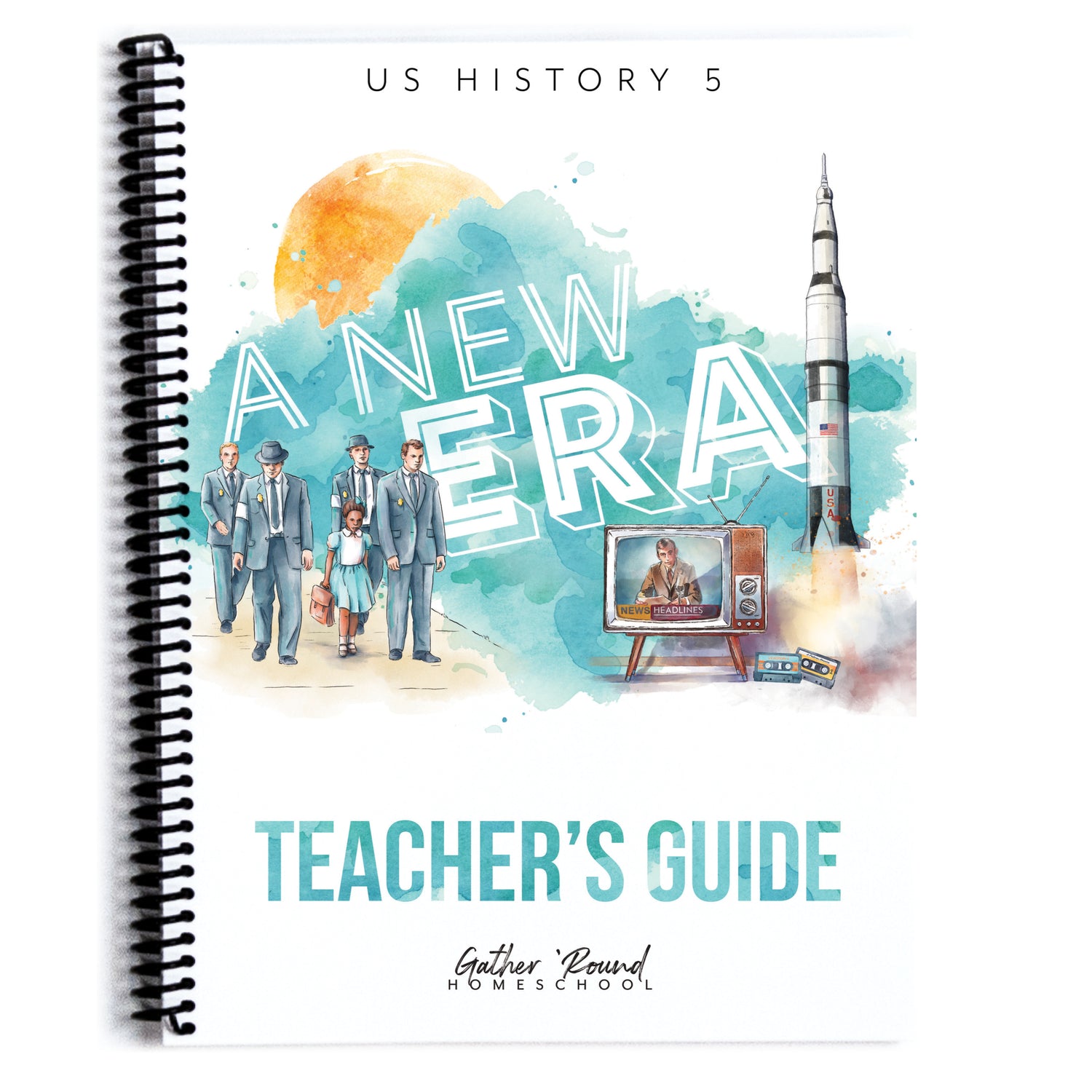 US History 5: A New Era: 1946-1975 Homeschool Unit Study Printed Teacher's Guide