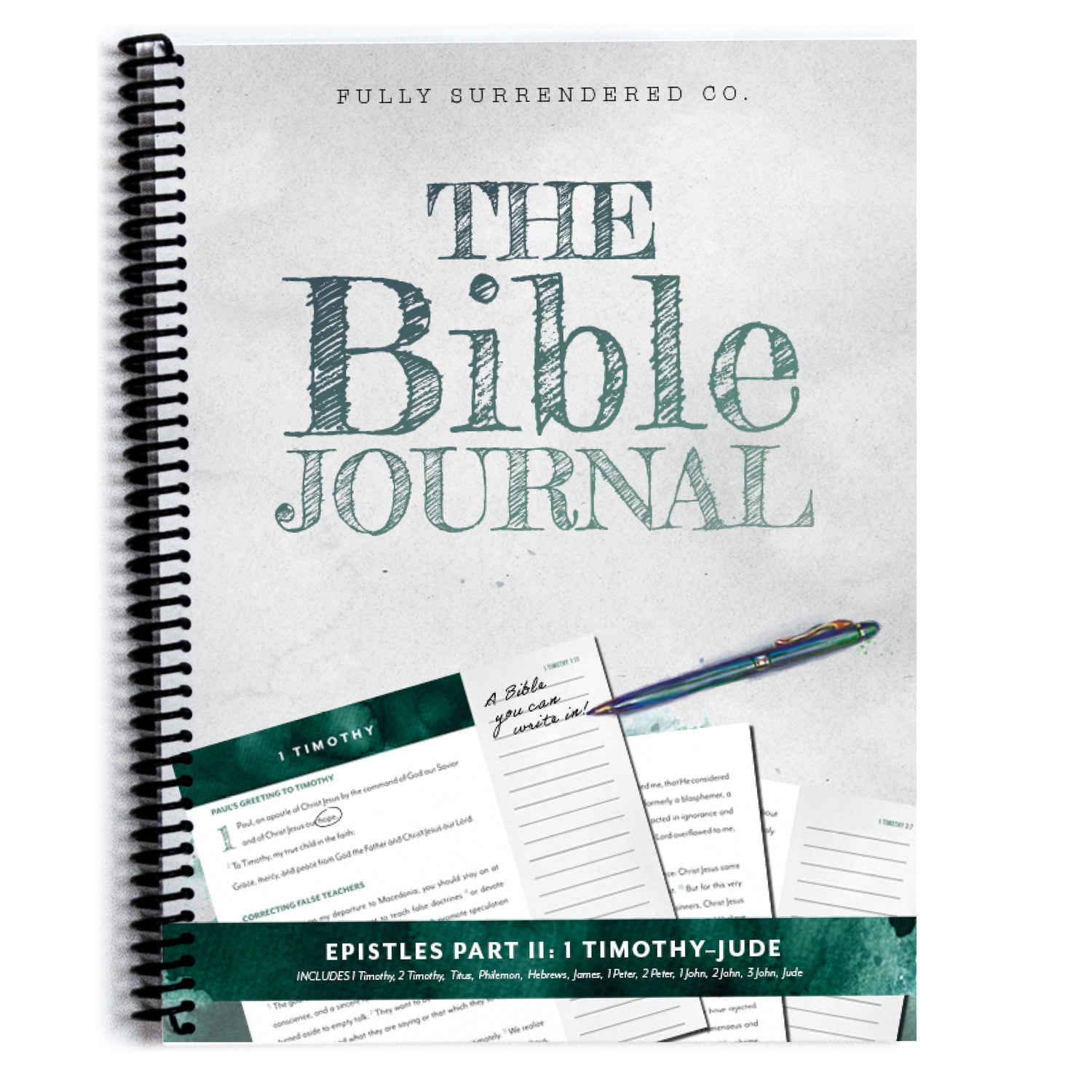 Bible Journal Epistles Part 2 Printed Cover
