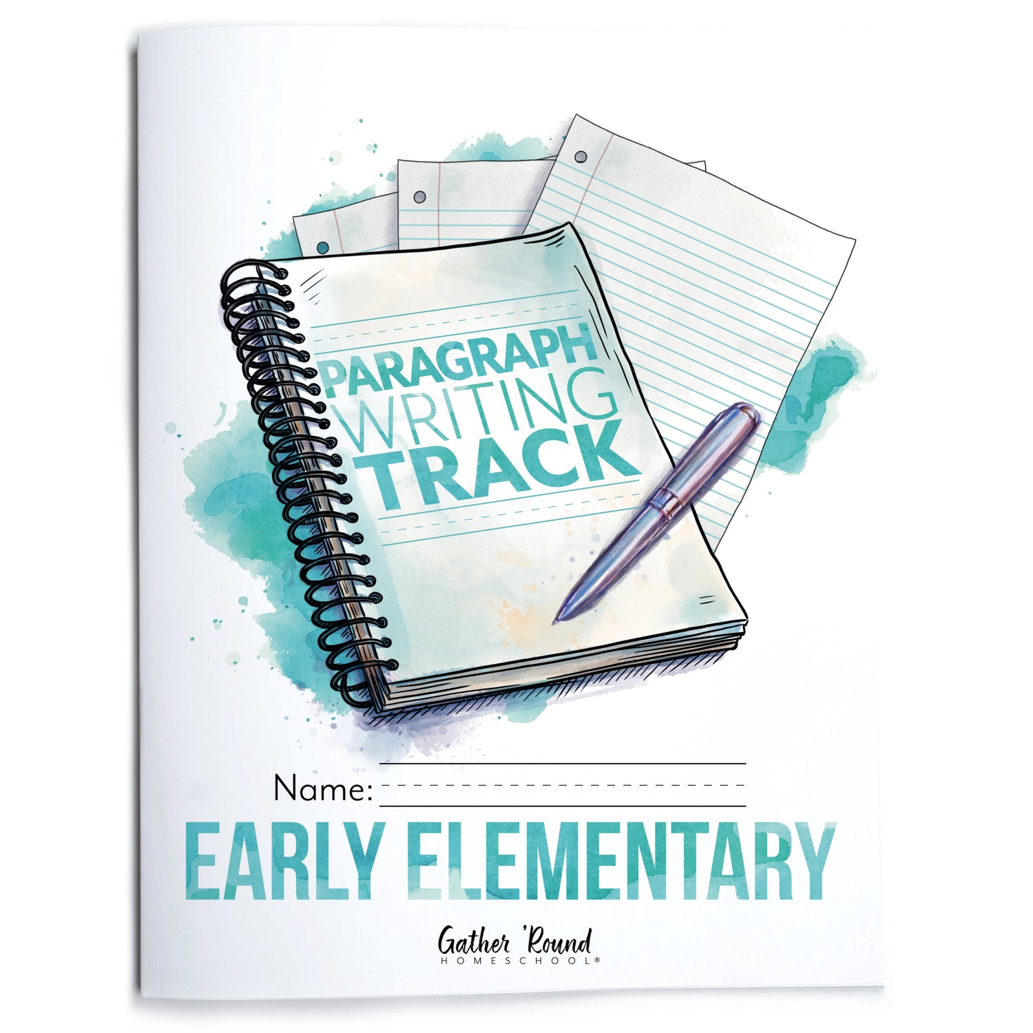 Paragraph Writing Track Homeschool Unit Study Printed Early Elementary Student Book