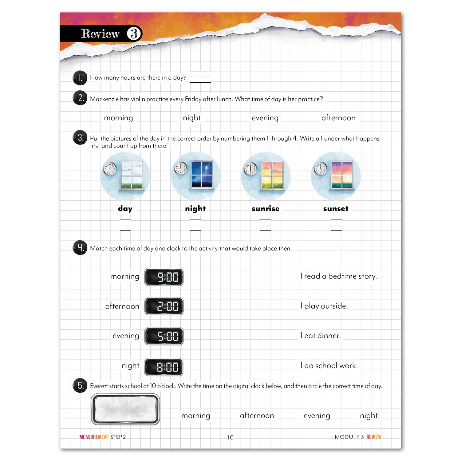 Measurement Step 2 modular math homeschool printed book review 3