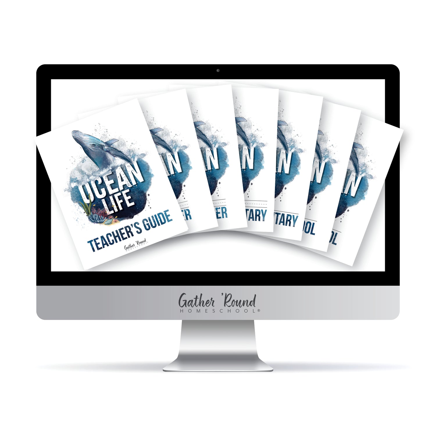 Ocean Life homeschool unit study digital student workbook all student workbooks and teacher's guide bundle