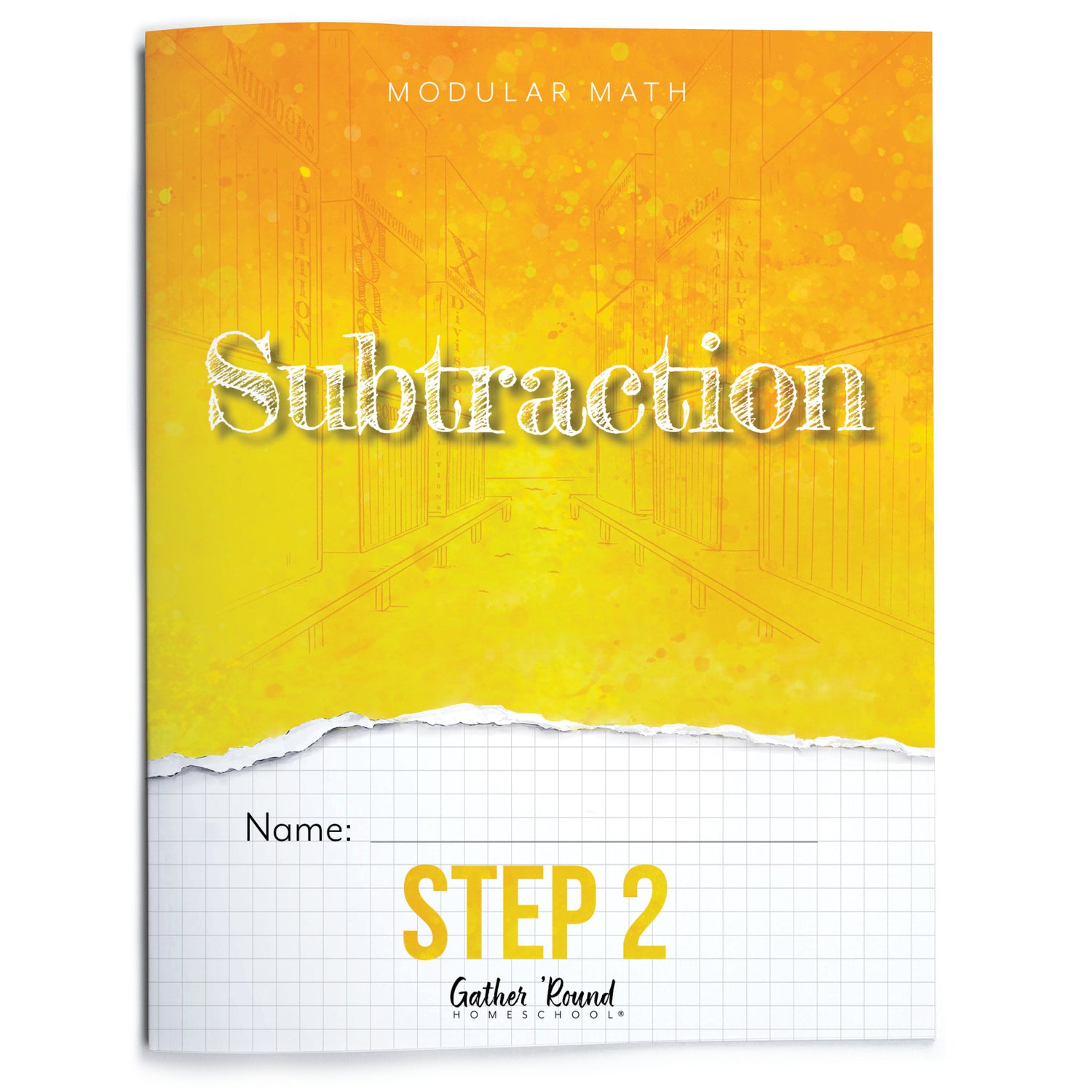 Subtraction Modular Math step 2 printed book