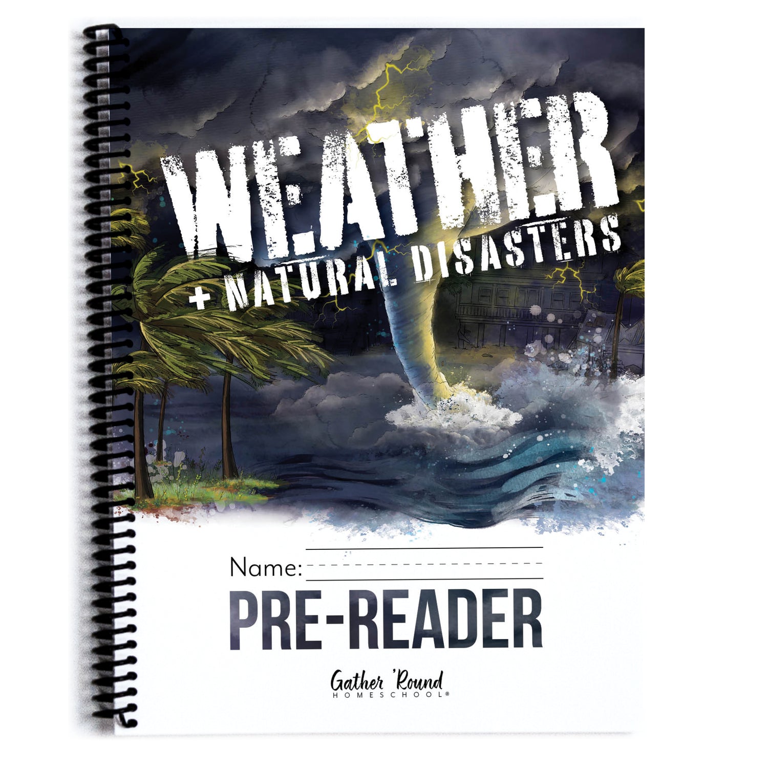 Weather + Natural Disasters Homeschool Unit Study Printed Pre-Reader Student Book