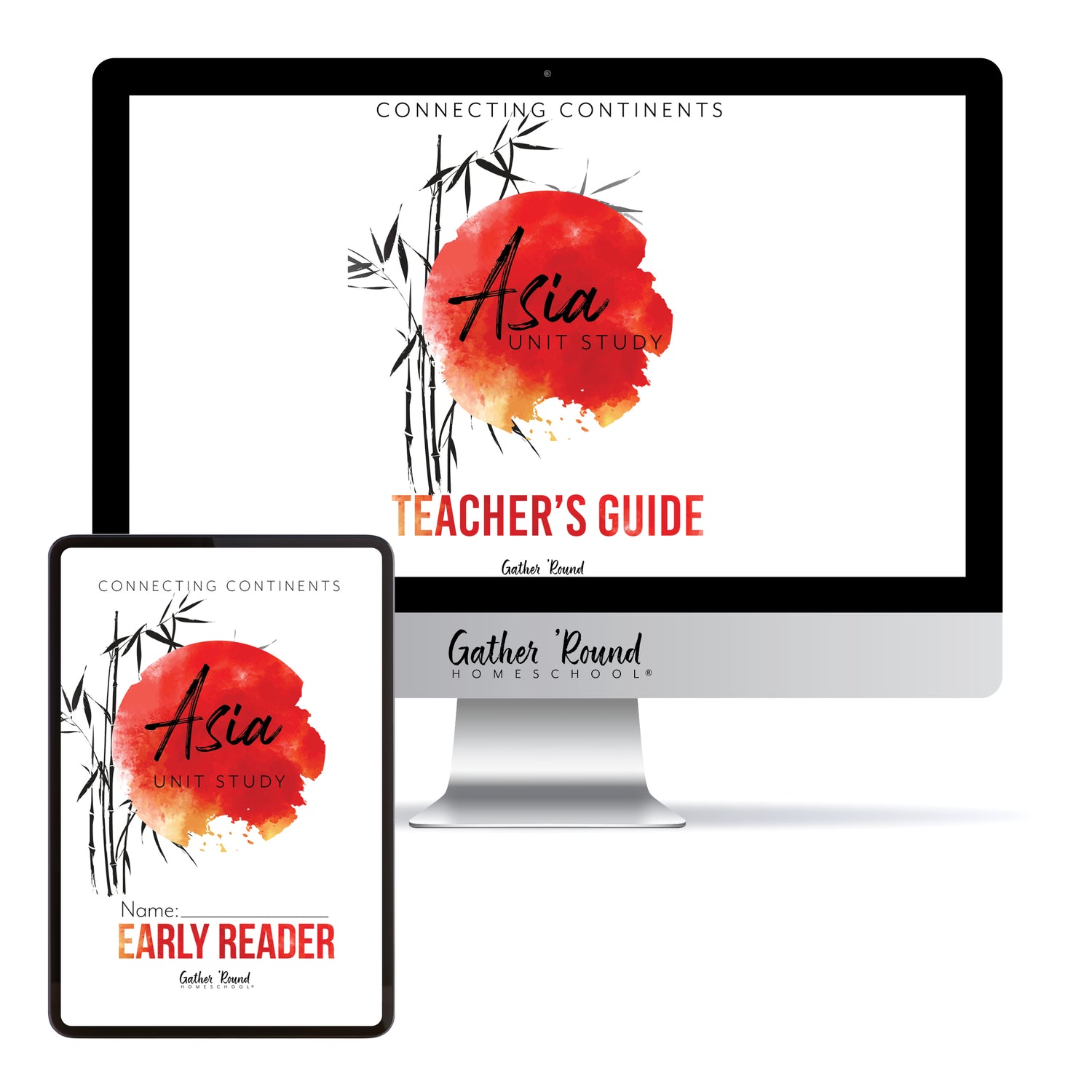 Asia Homeschool Unit Study Digital Bundle Teacher's Guide and Early Reader