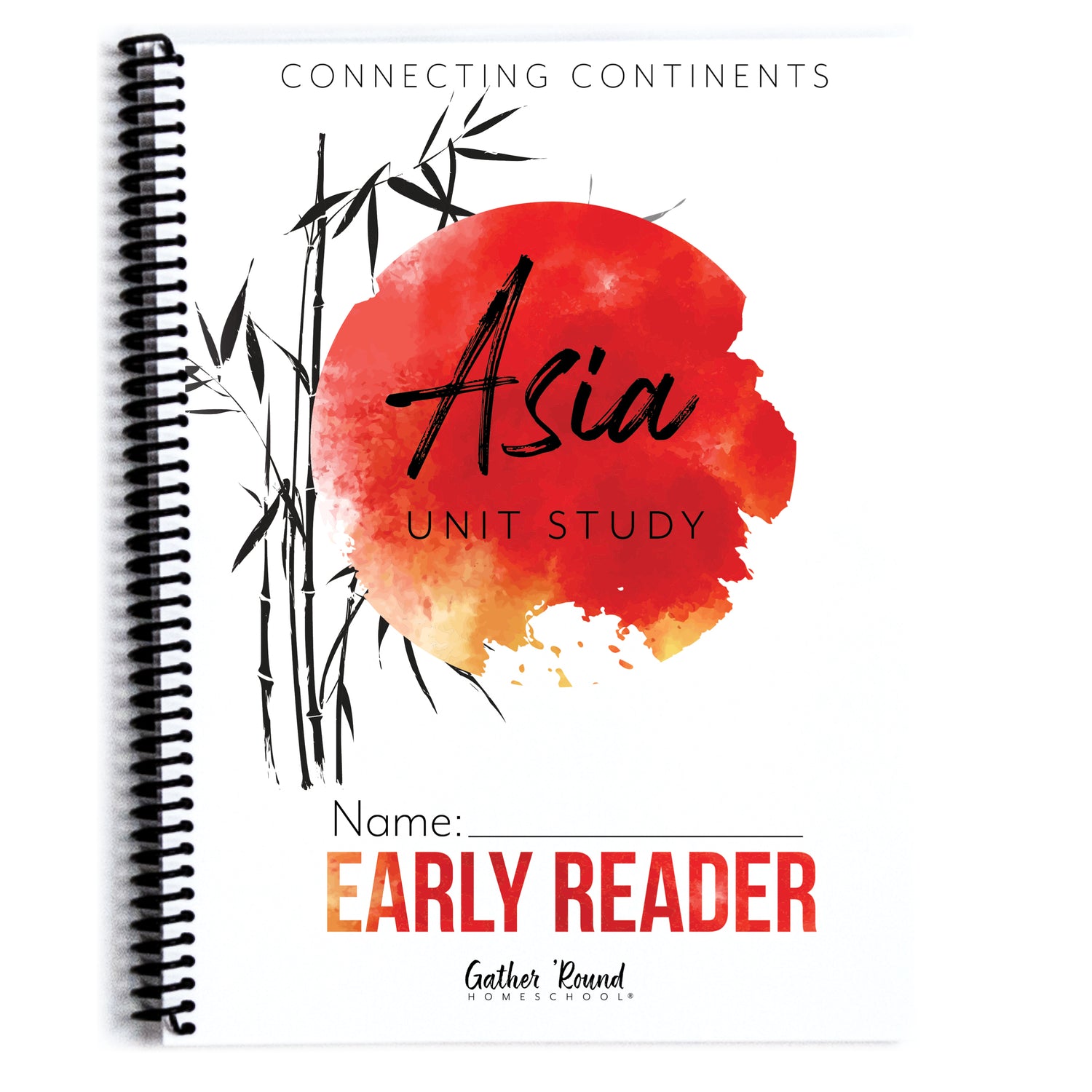 Asia Homeschool Unit Study Printed Early Reader Student Book Cover Page