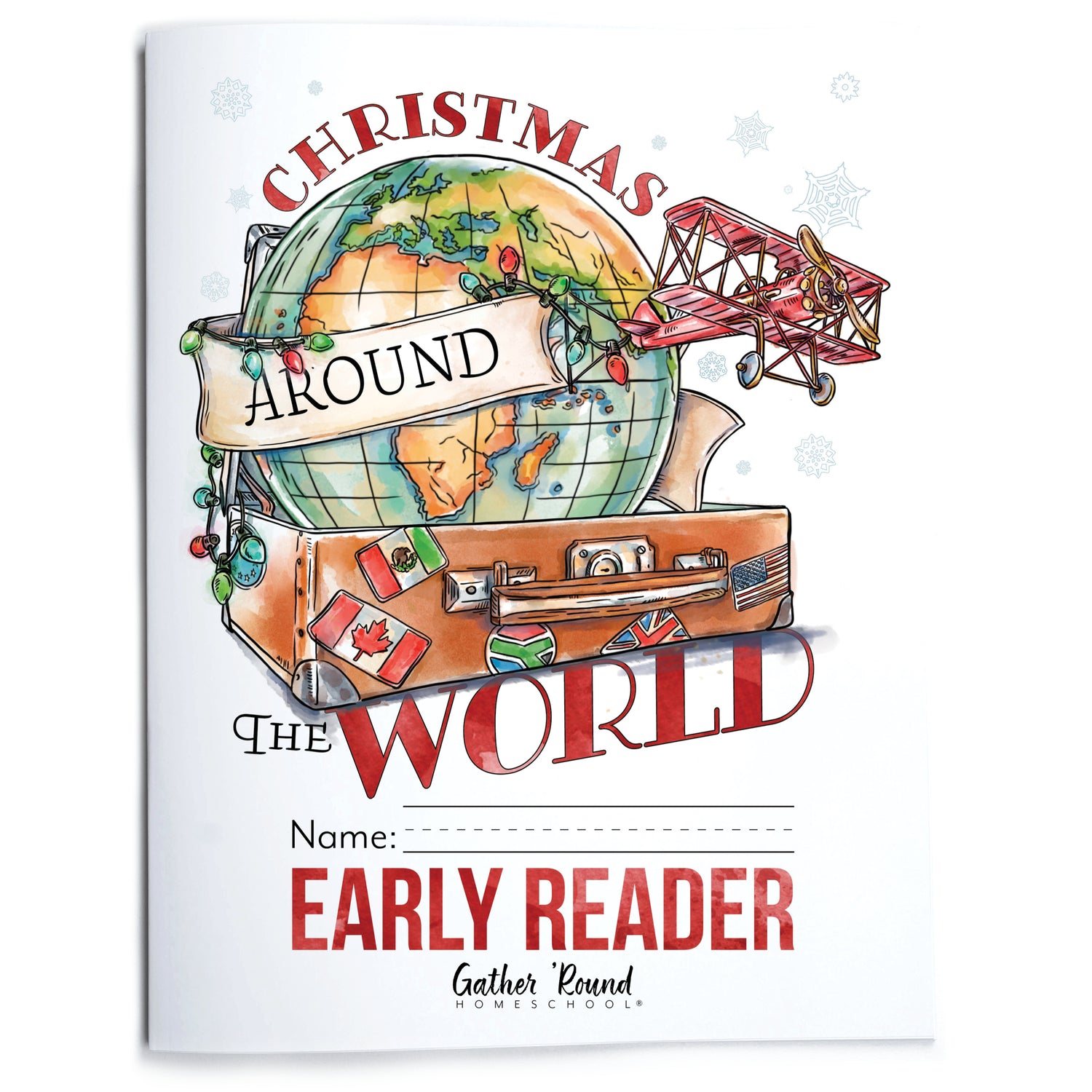Christmas Around the World Homeschool Unit Study Printed Early Reader Student Book