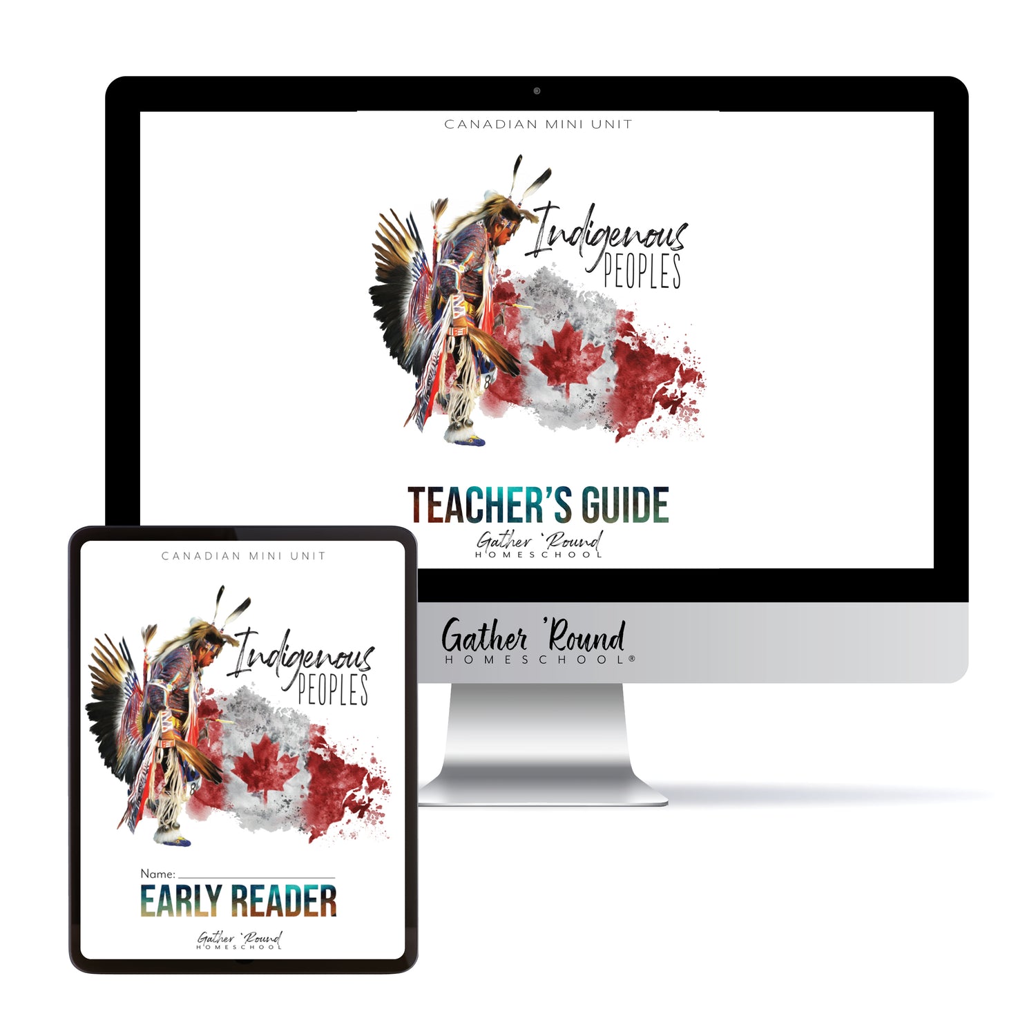 Indigenous Peoples homeschool unit study digital student book bundle early reader and teacher's guide