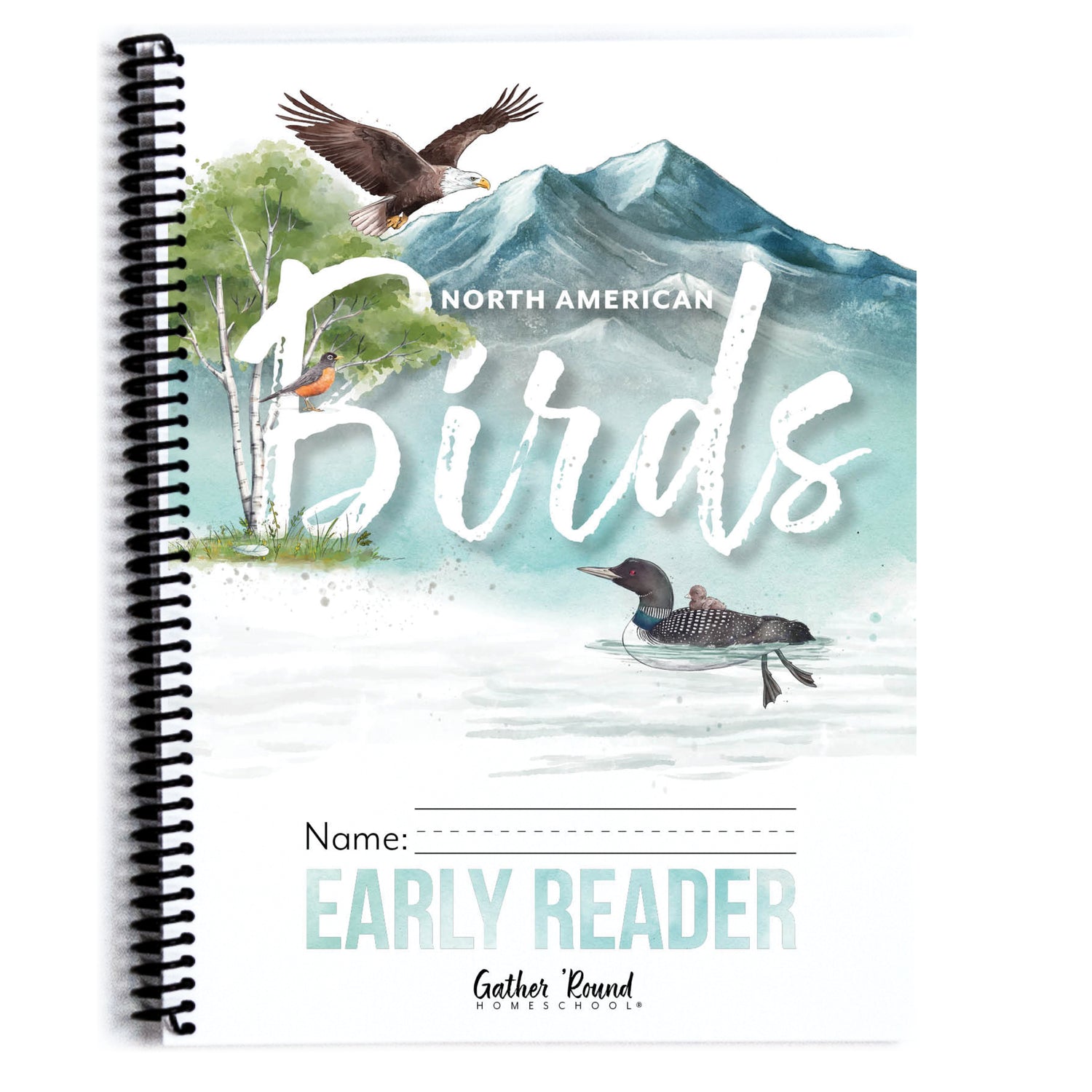North American Birds part two homeschool unit study printed student workbook early reader