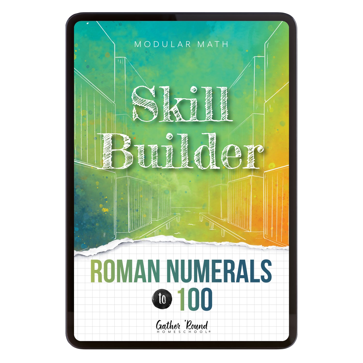 Number Sense Modular Math Step 3 digital skill builder roman numerals to 100