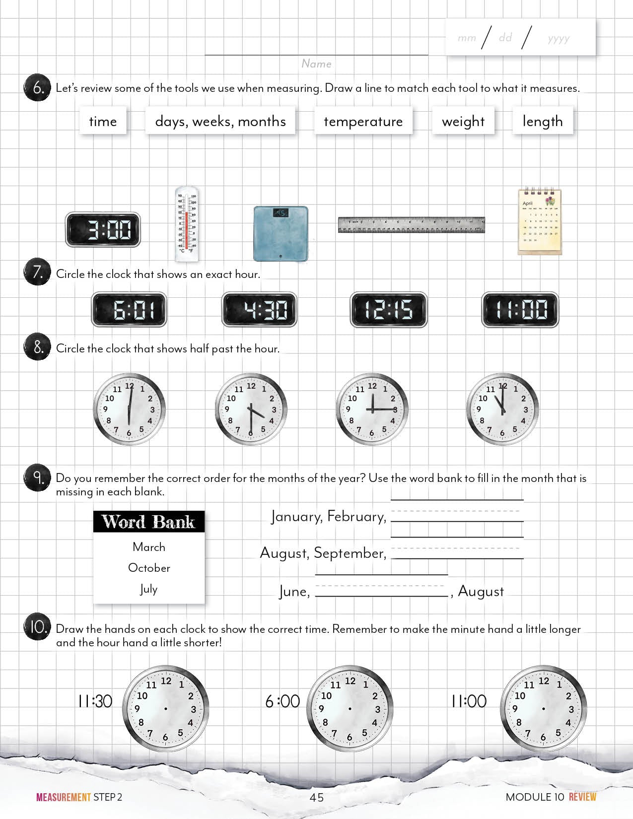 Modular Math: Measurement (Printed Books)