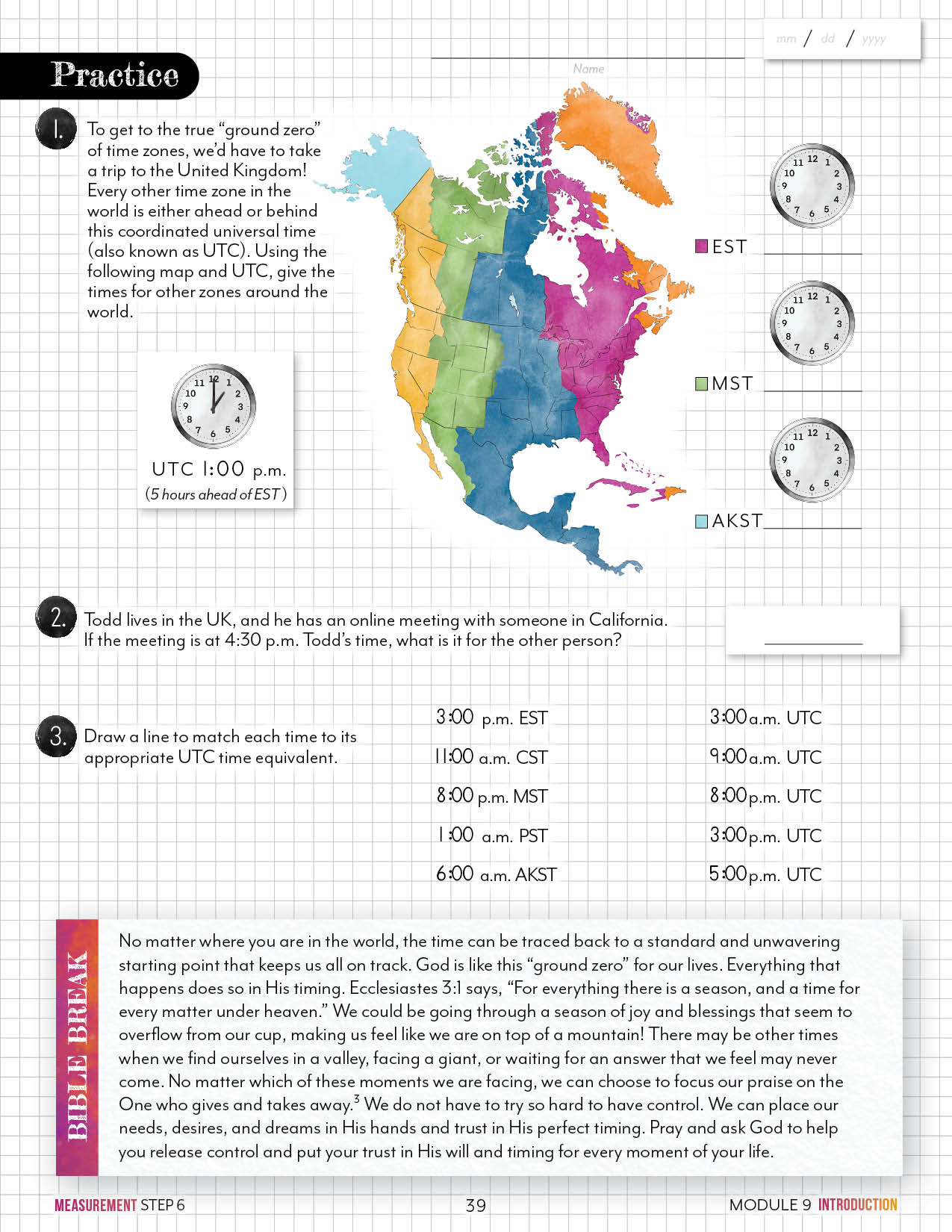 Modular Math: Measurement (Printed Books)