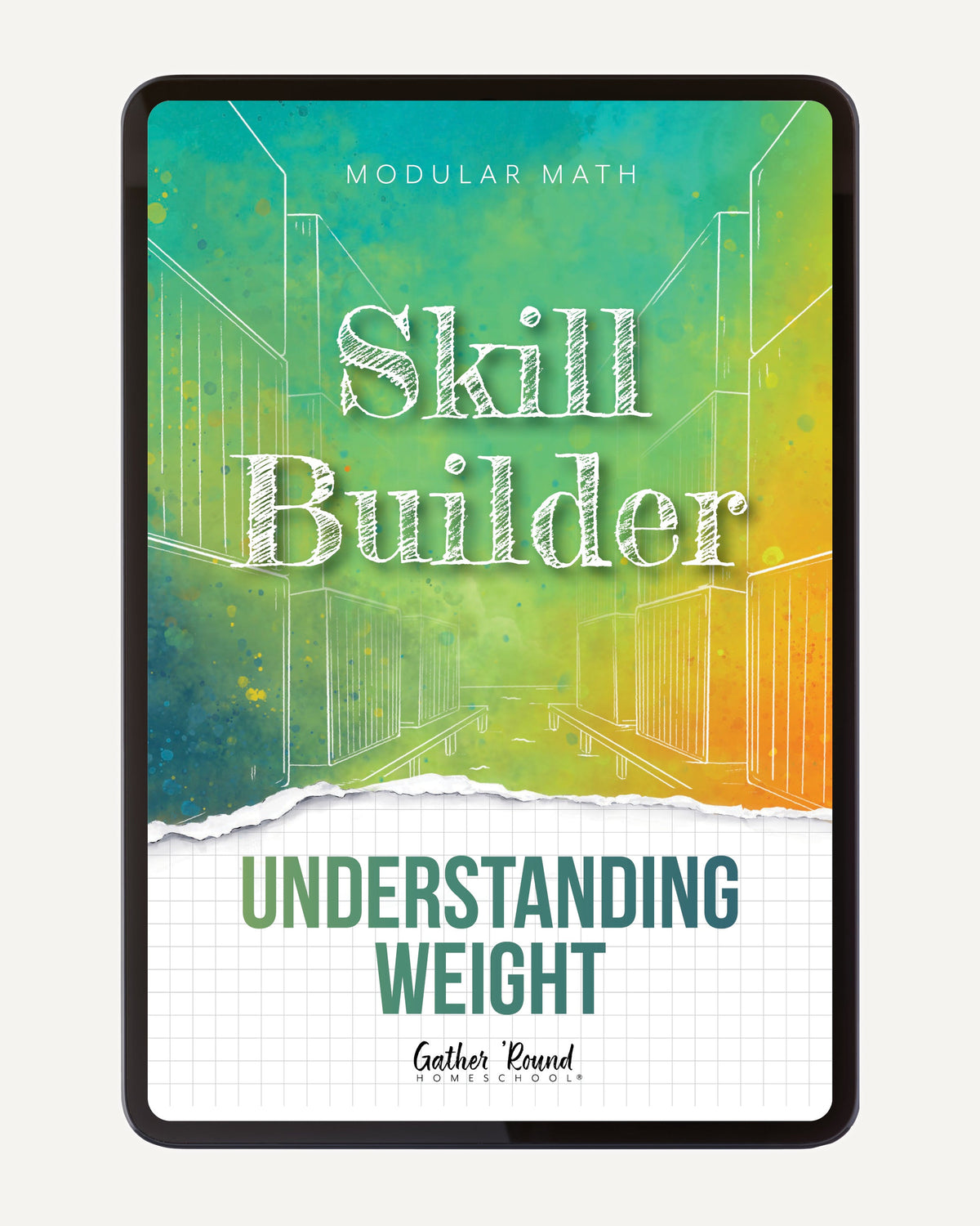 Measurement Foundations modular math homeschool digital skill builder understanding weight