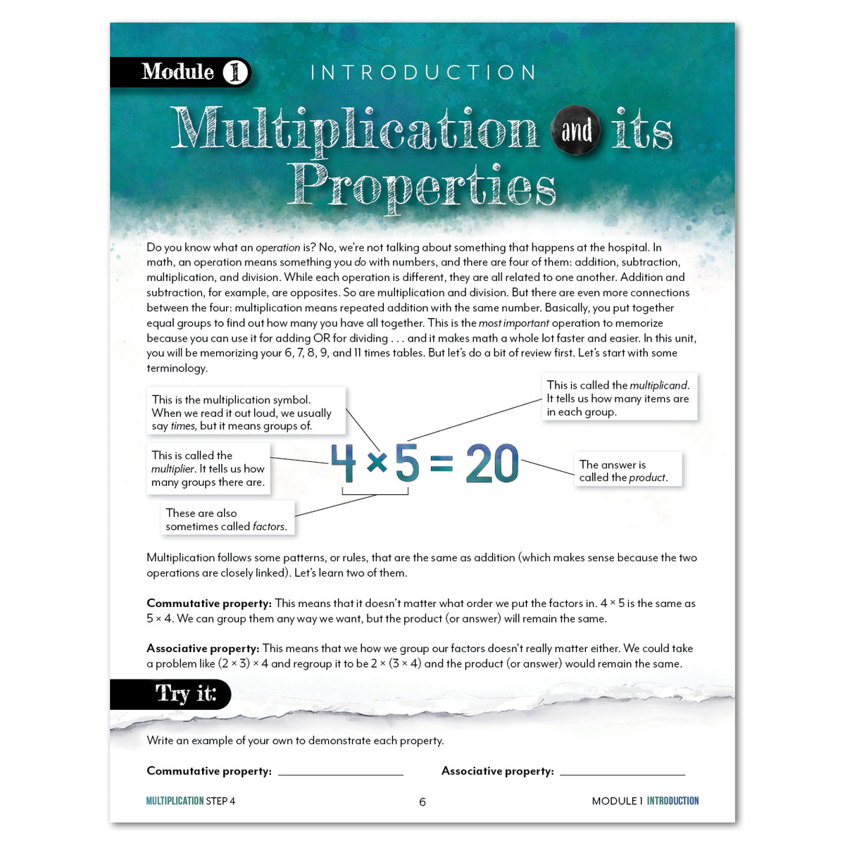 Modular Math: Multiplication (Printed Books)