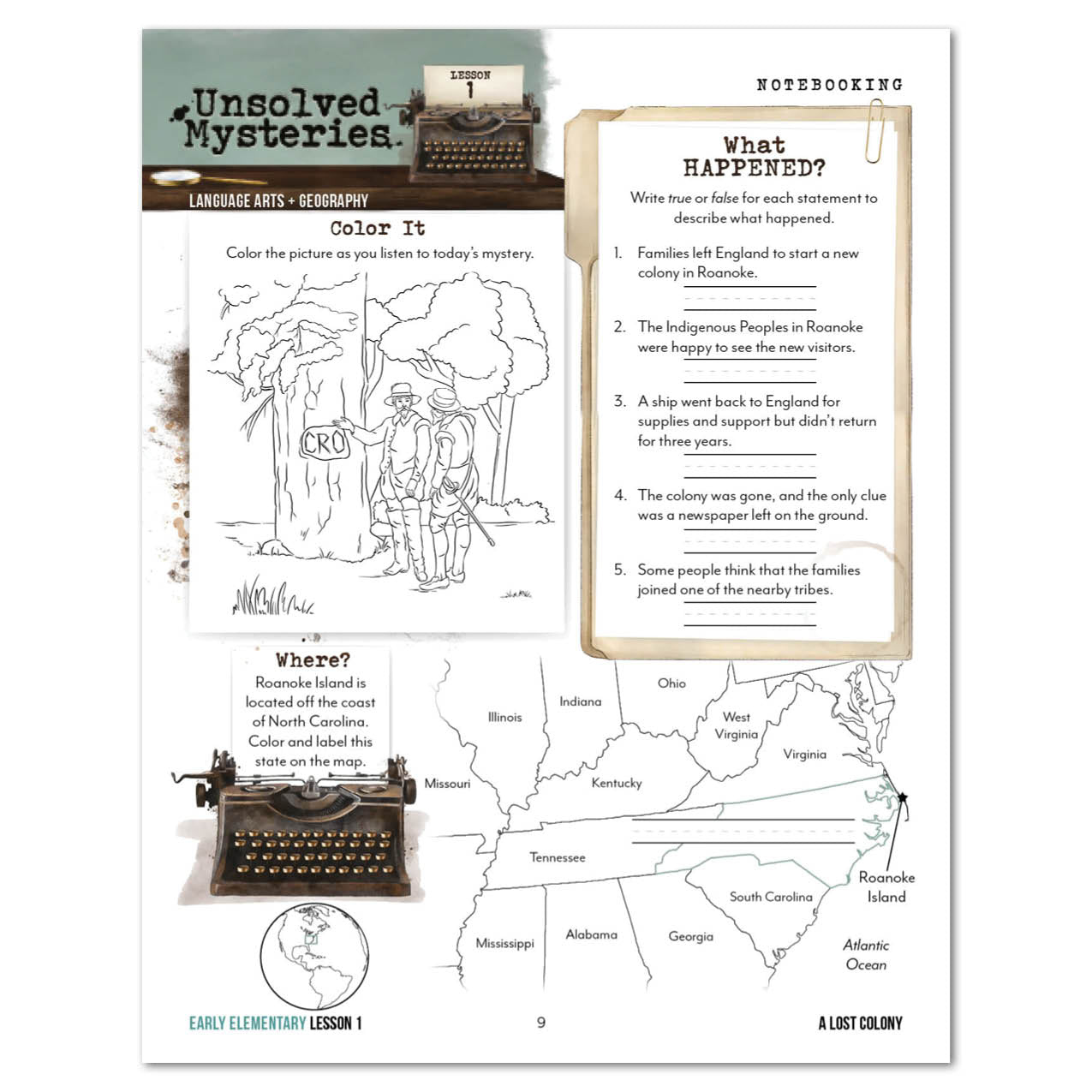 Unsolved Mysteries Unit (Printed Unit)