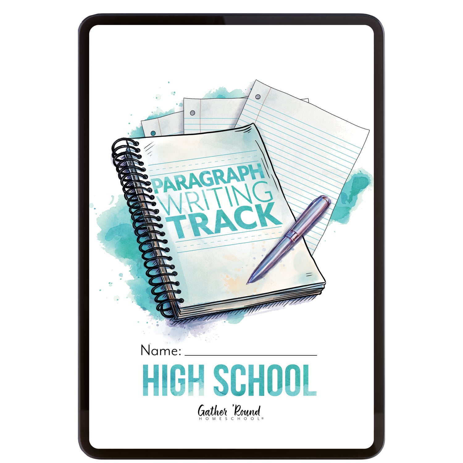 Paragraph Writing Track Homeschool Unit Study Digital High School Student Book