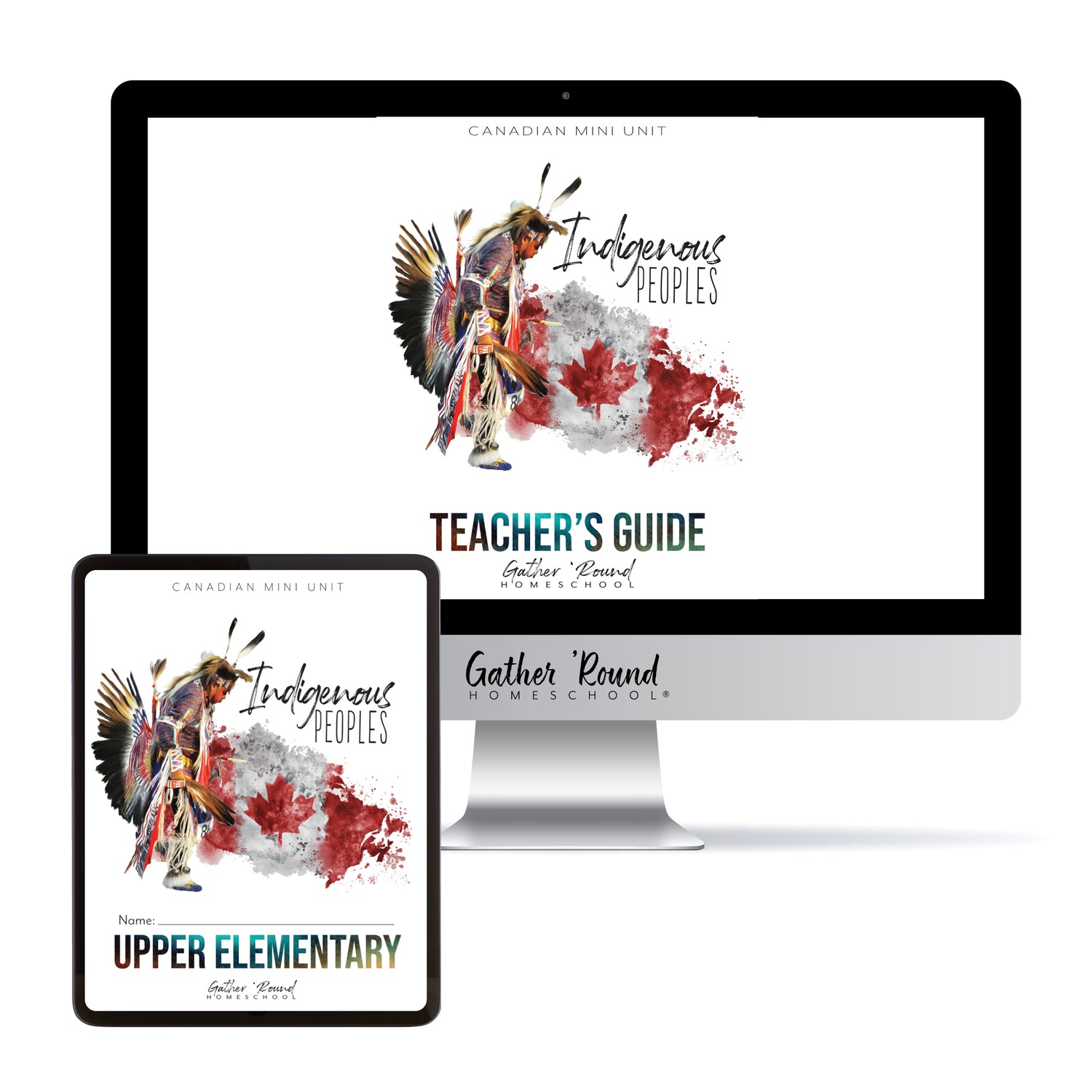 Indigenous Peoples homeschool unit study digital student book bundle upper elementary and teacher's guide