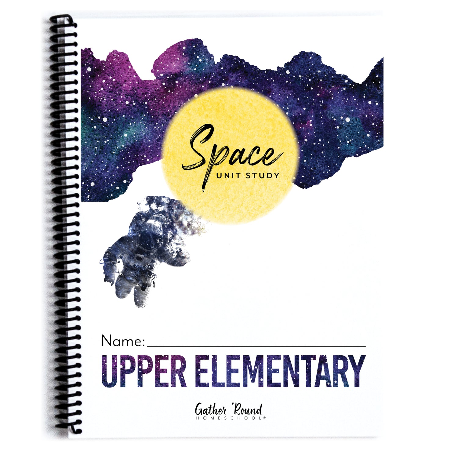 Space homeschool unit study print student workbook student workbook Upper Elementary
