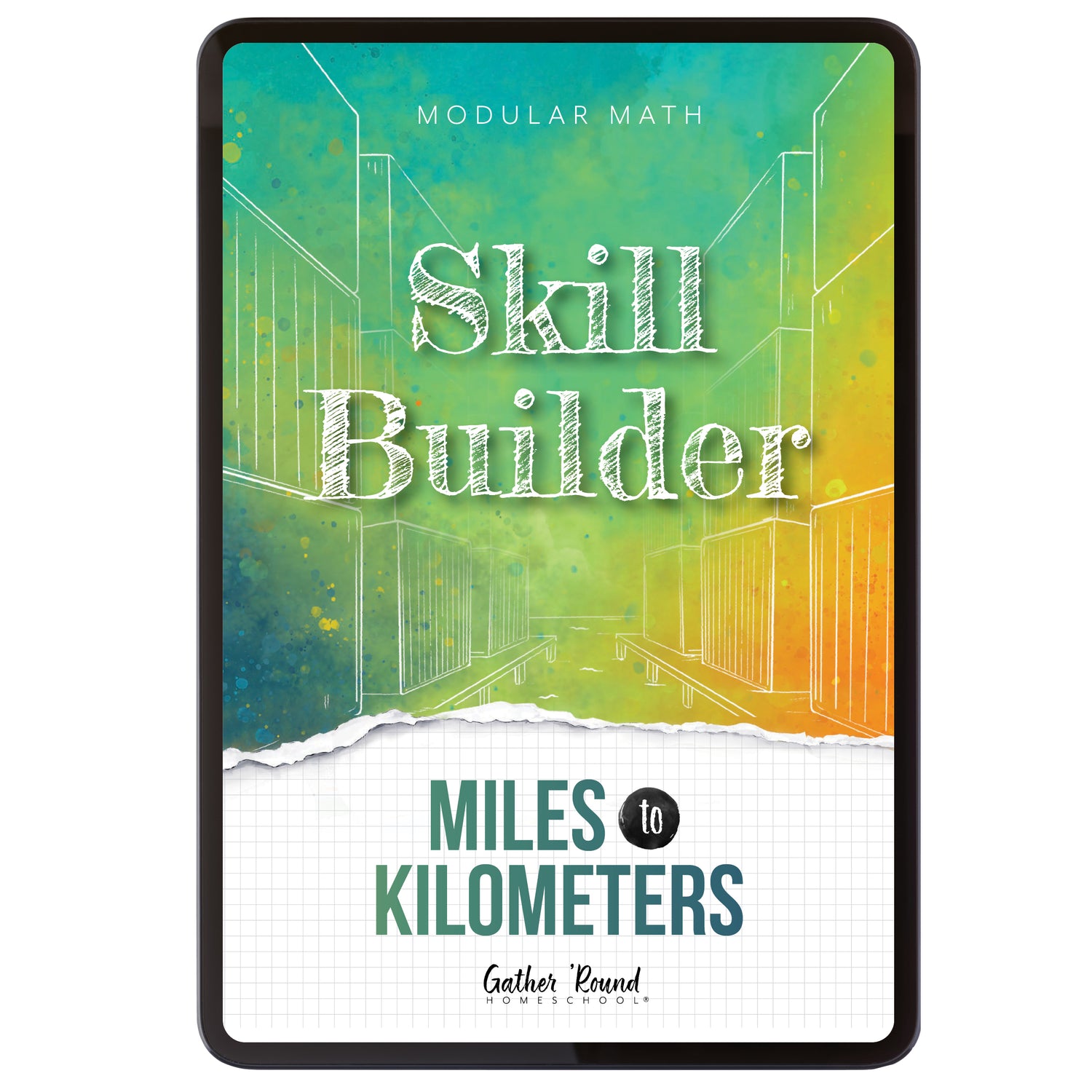 Measurement Step 6 modular math homeschool digital skill builder miles to kilometers