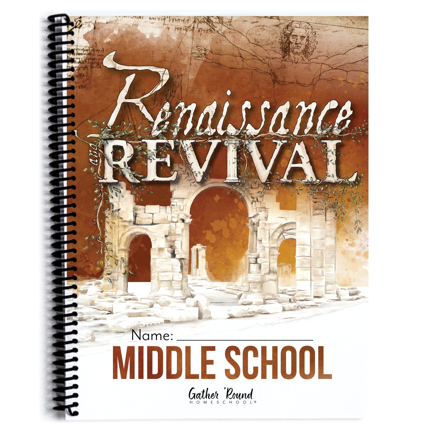 Renaissance and Revival Homeschool Unit Study Printed Middle School Student Book