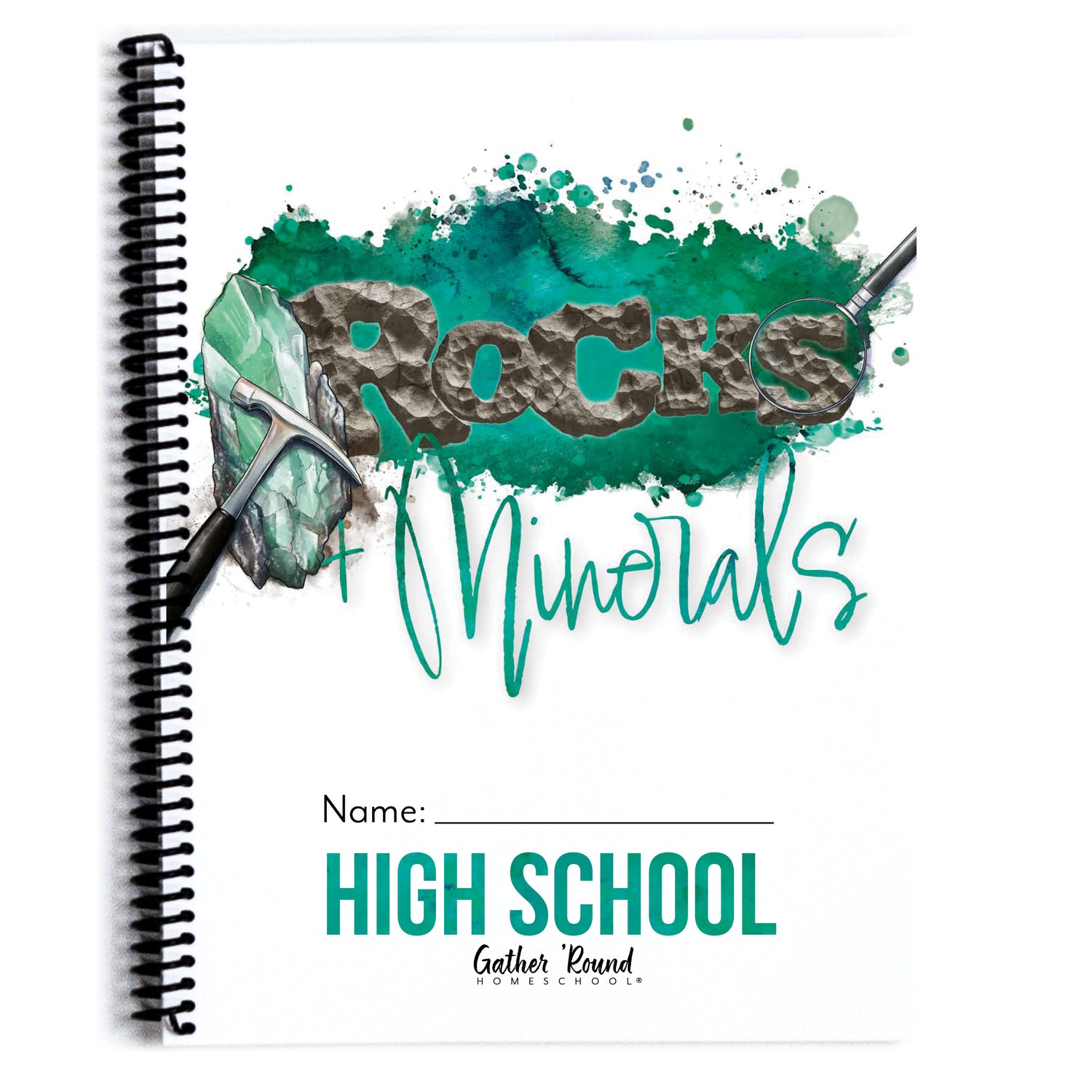 Rocks + Minerals homeschool unit study printed High School