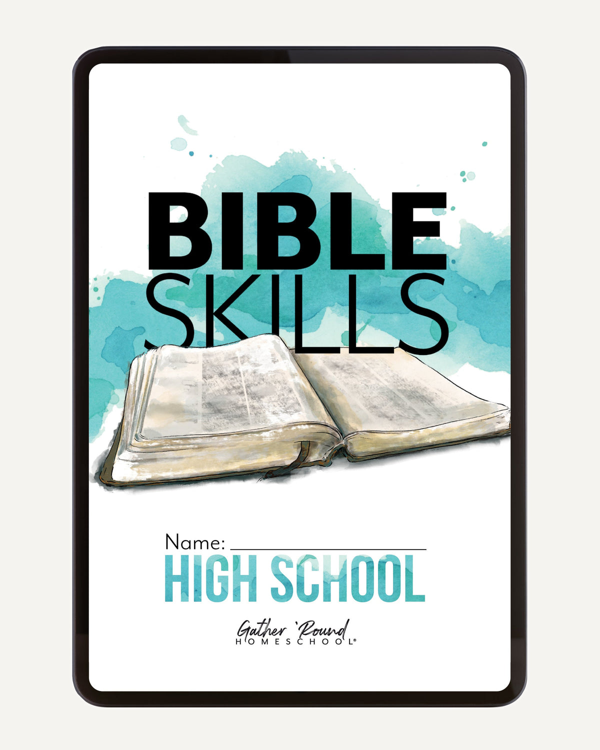 Bible Skills (Digital Download FREEBIE) homeschool unit study, digital Cover